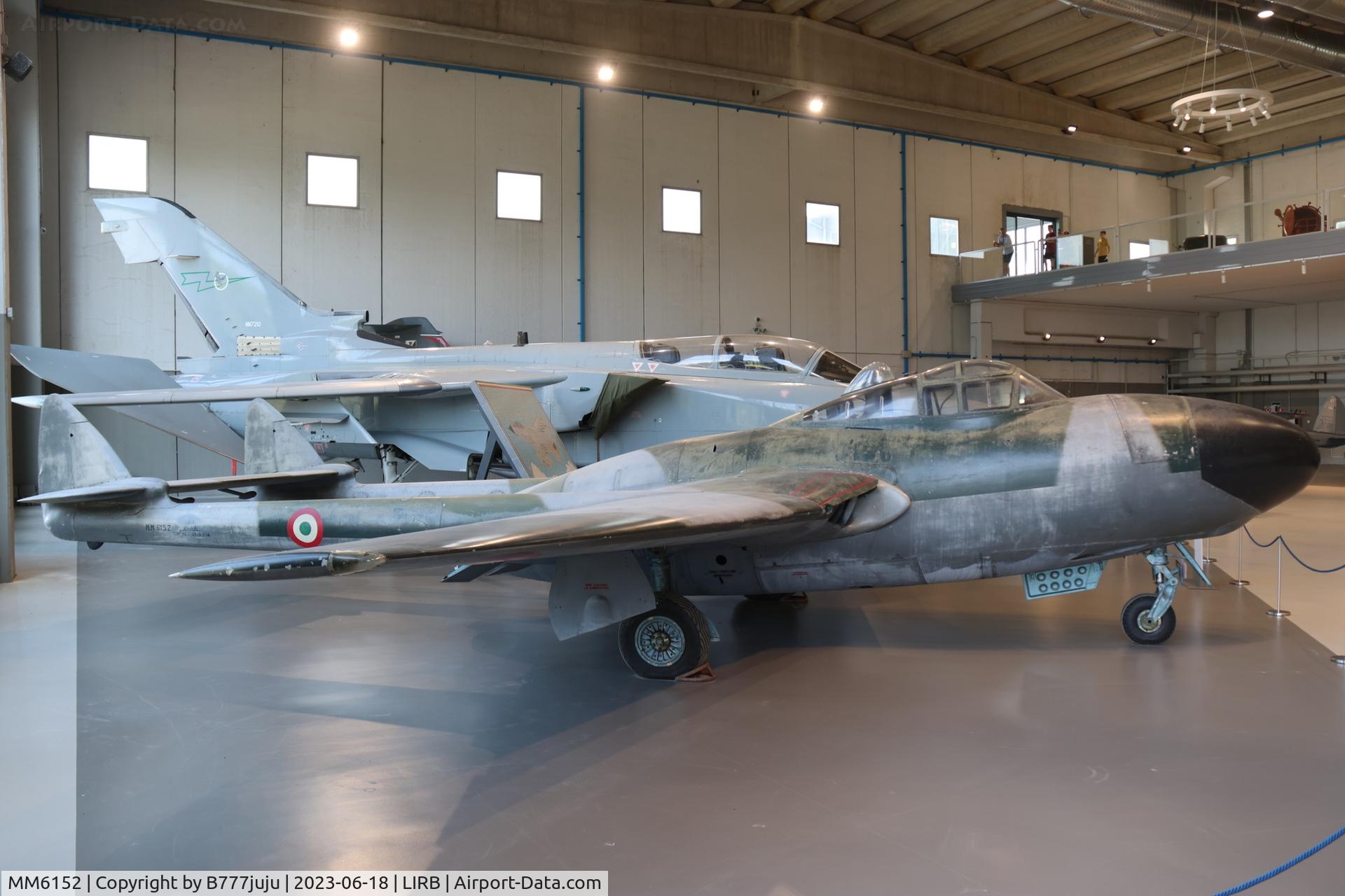 MM6152, De Havilland Vampire NF.54 C/N 13094, at Vigna di Valle