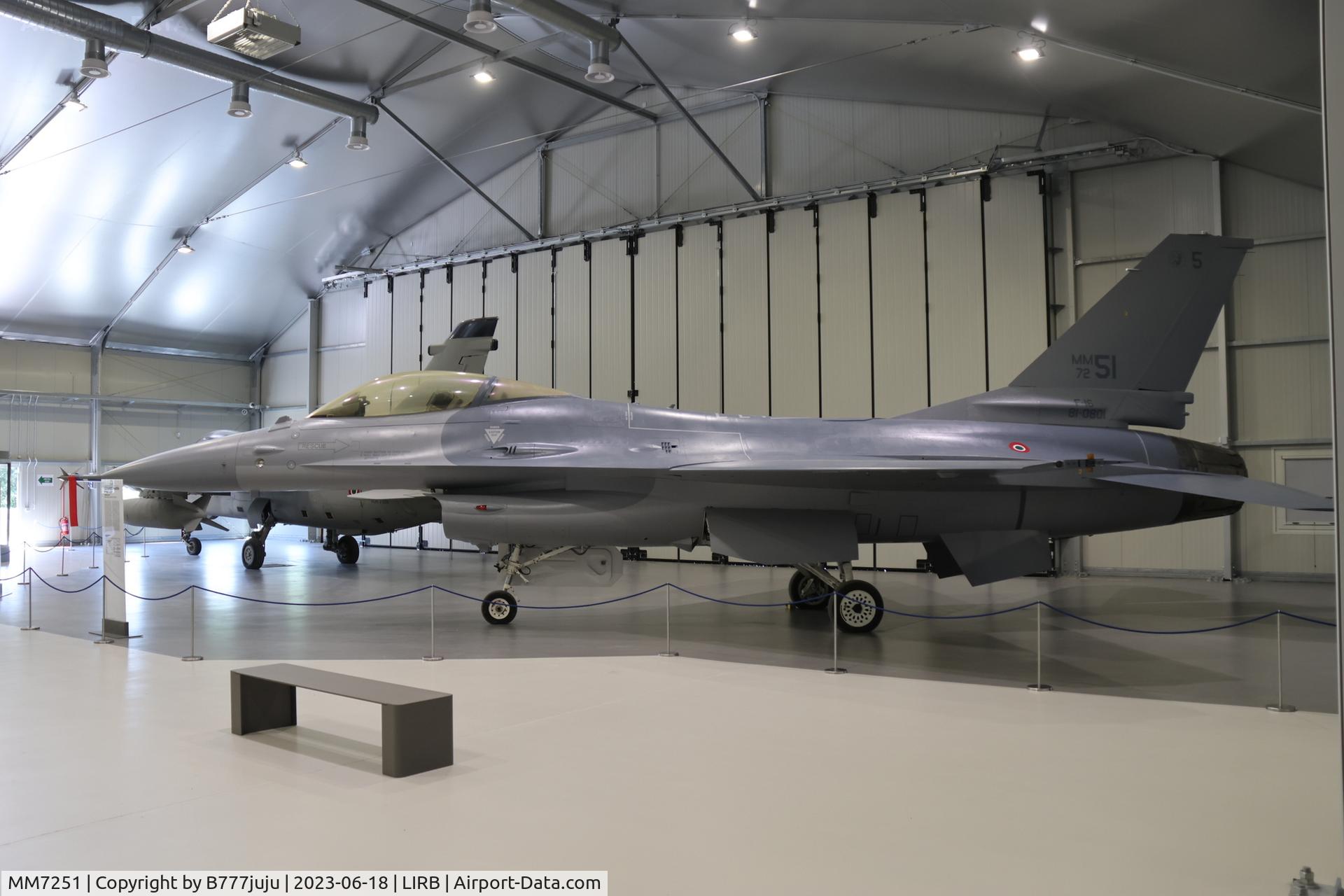 MM7251, General Dynamics F-16A Fighting Falcon C/N 61-482, at Vigna di Valle