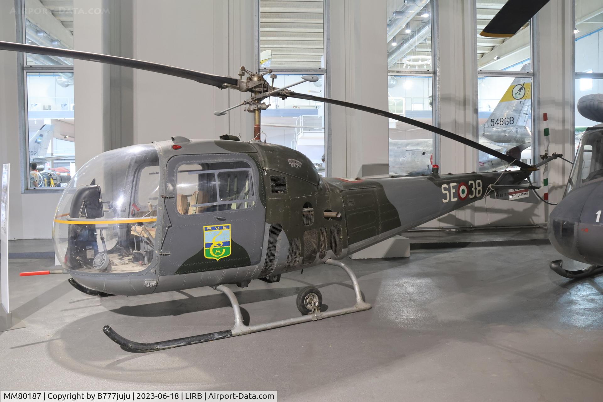 MM80187, Agusta AB-47J Ranger C/N 1100, at Vigna di Valle