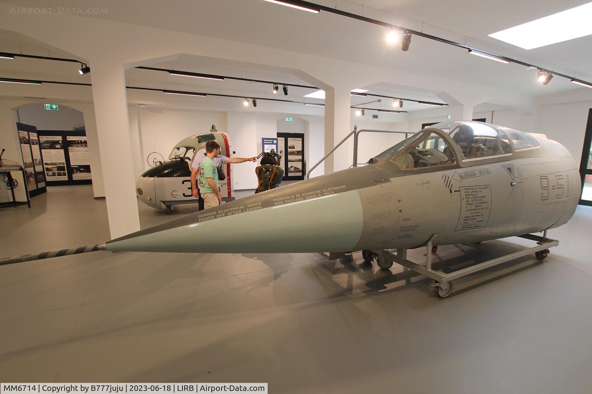 MM6714, Lockheed F-104S-ASA Starfighter C/N 1014, at Vigna di Valle