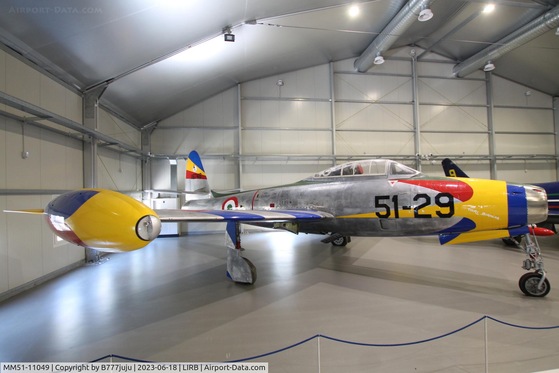 MM51-11049, 1951 Republic F-84G Thunderjet C/N 1502B, at Vigna di Valle