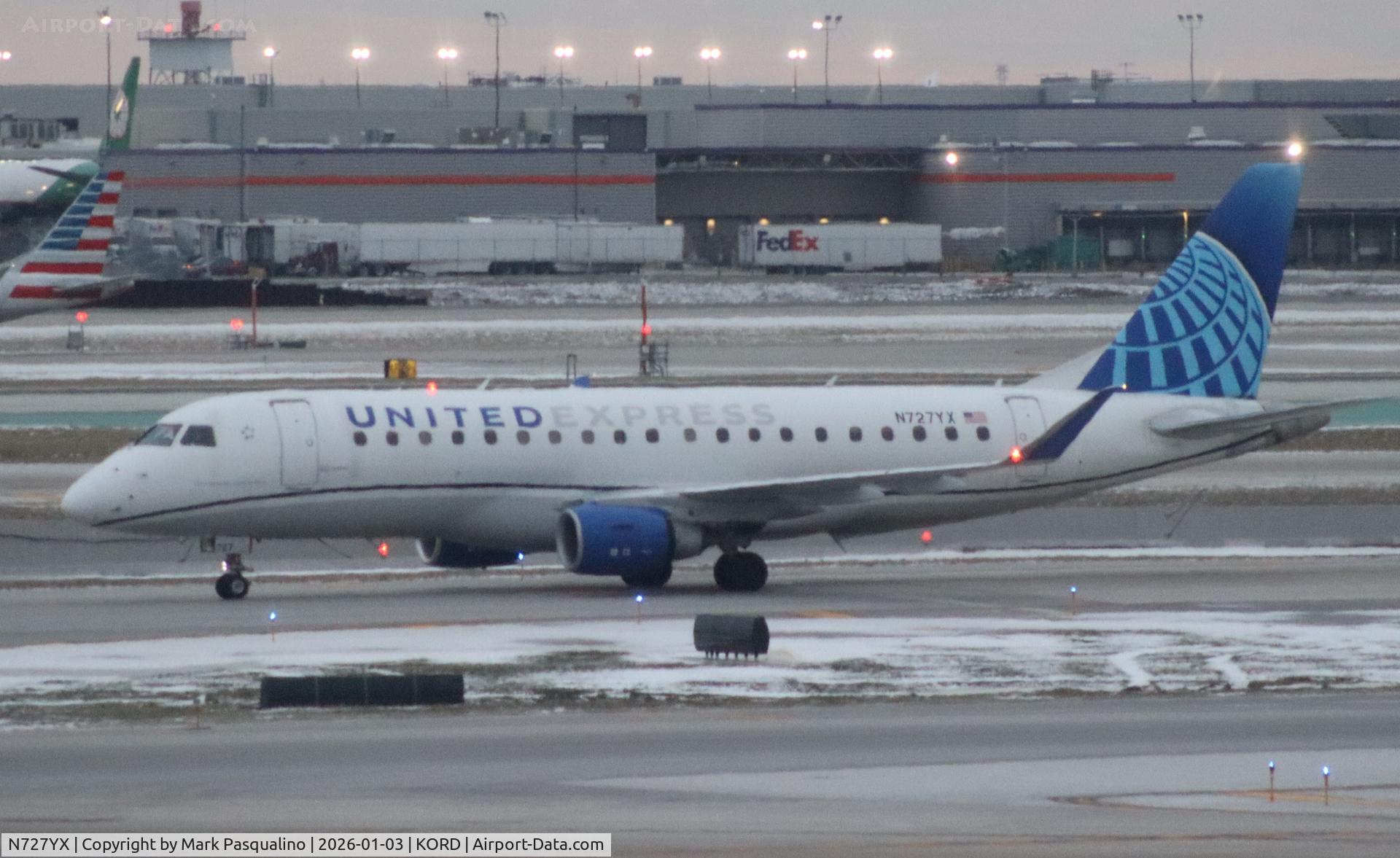 N727YX, 2015 Embraer 175LR (ERJ-170-200LR) C/N 17000509, ERJ-170-200LR