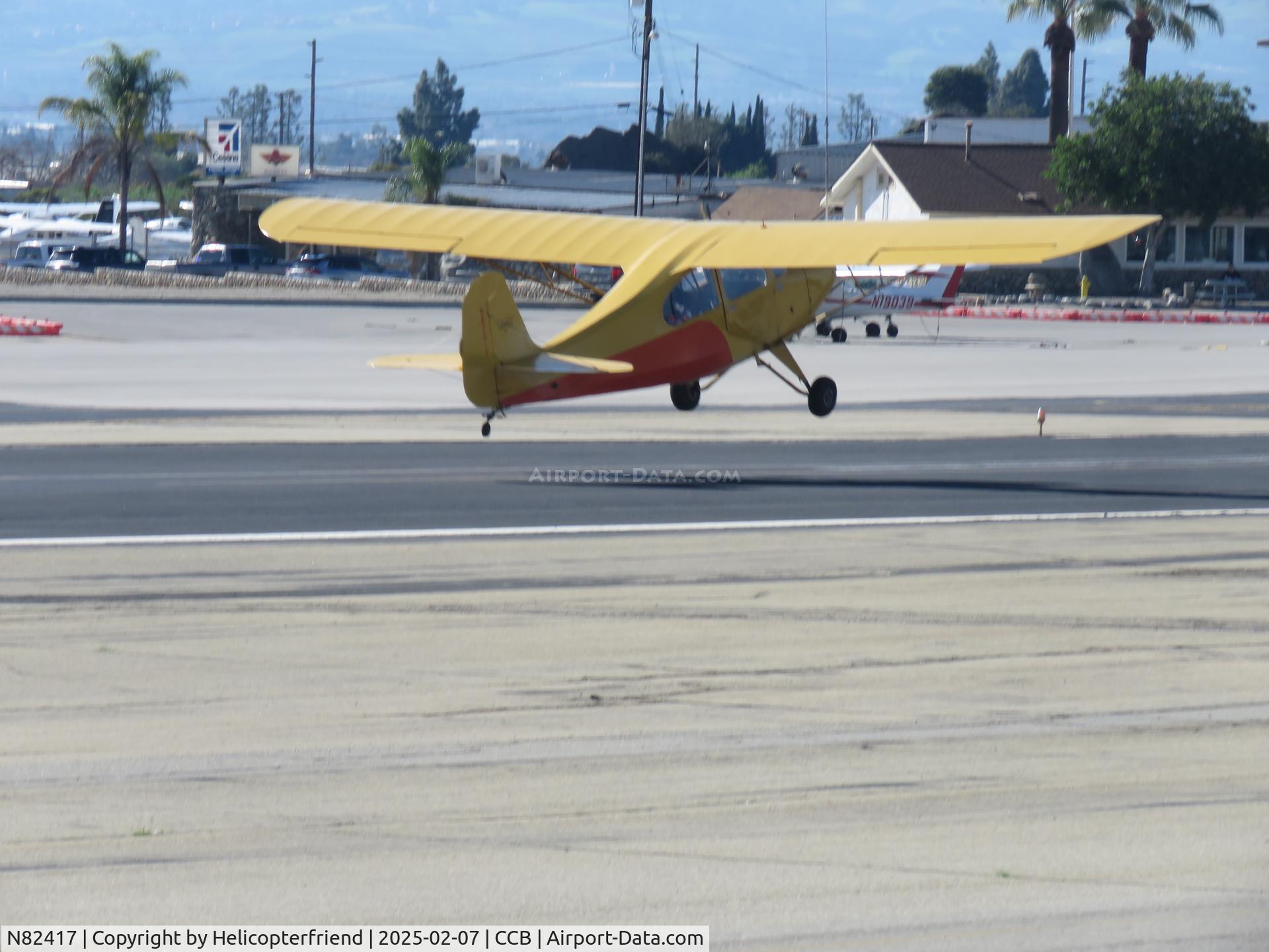 N82417, 1946 Aeronca 7AC Champion C/N 7AC-1039, Airborne westbound