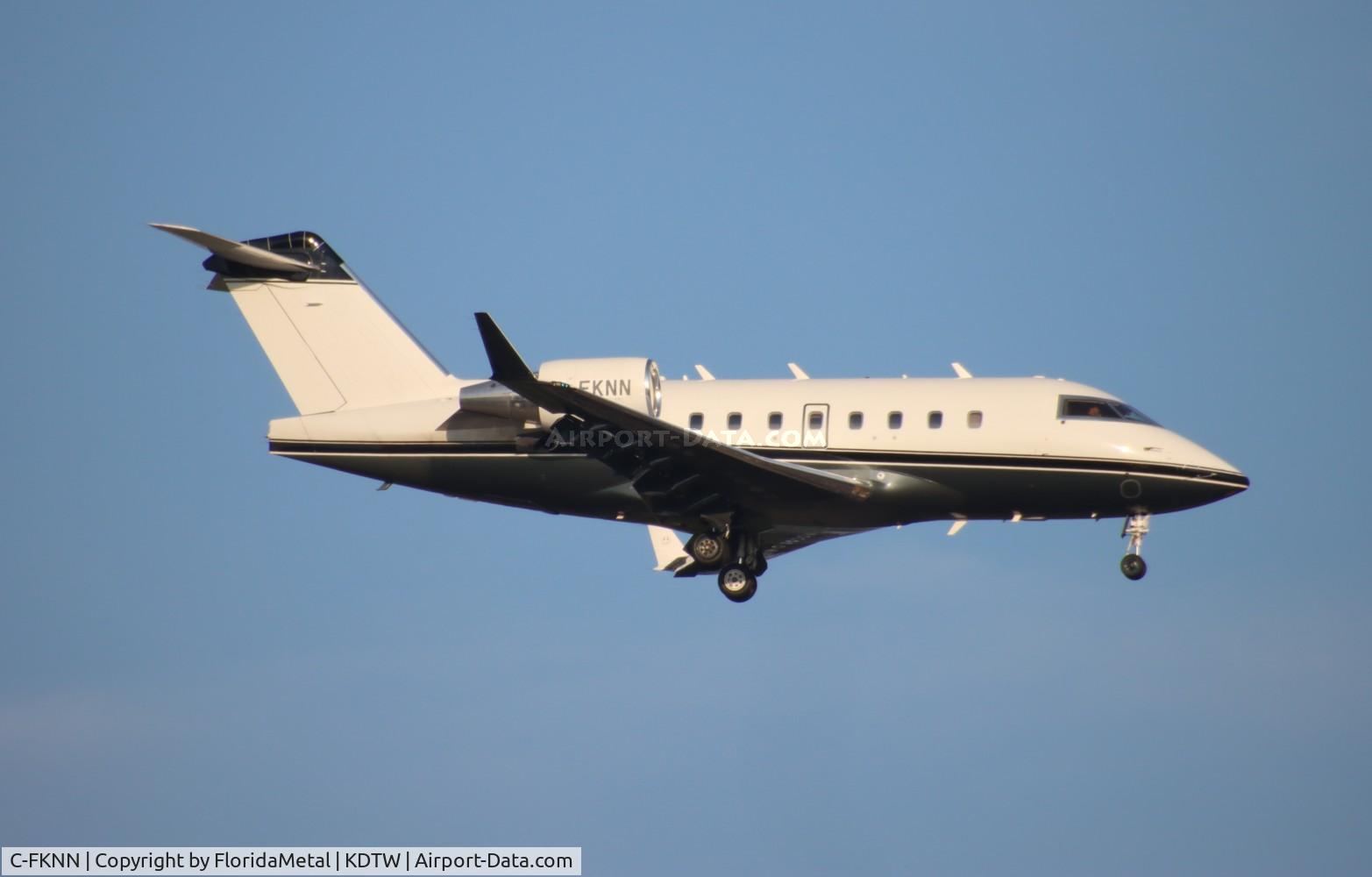 C-FKNN, 1999 Bombardier Challenger 604 (CL-600-2B16) C/N 5426, CL604  zx yvr-dtw