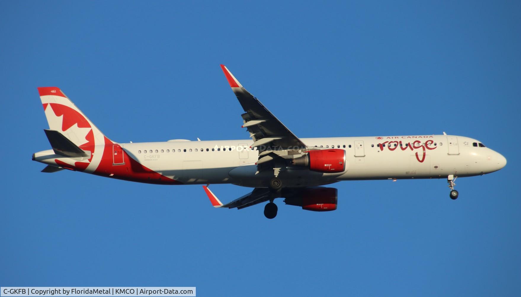 C-GKFB, 2018 Airbus A321-211 C/N 8232, ROU A321 zx yul-mco