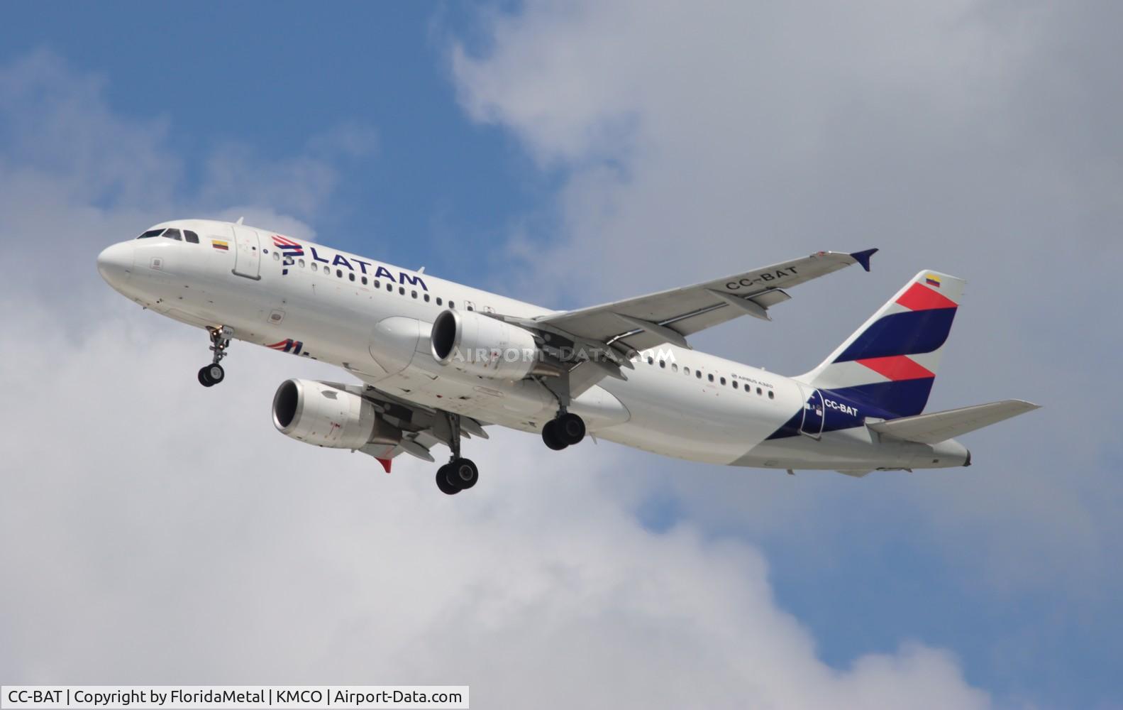 CC-BAT, 2011 Airbus A320-214 C/N 4921, LATAM A320  zx  bog, skbo-mco