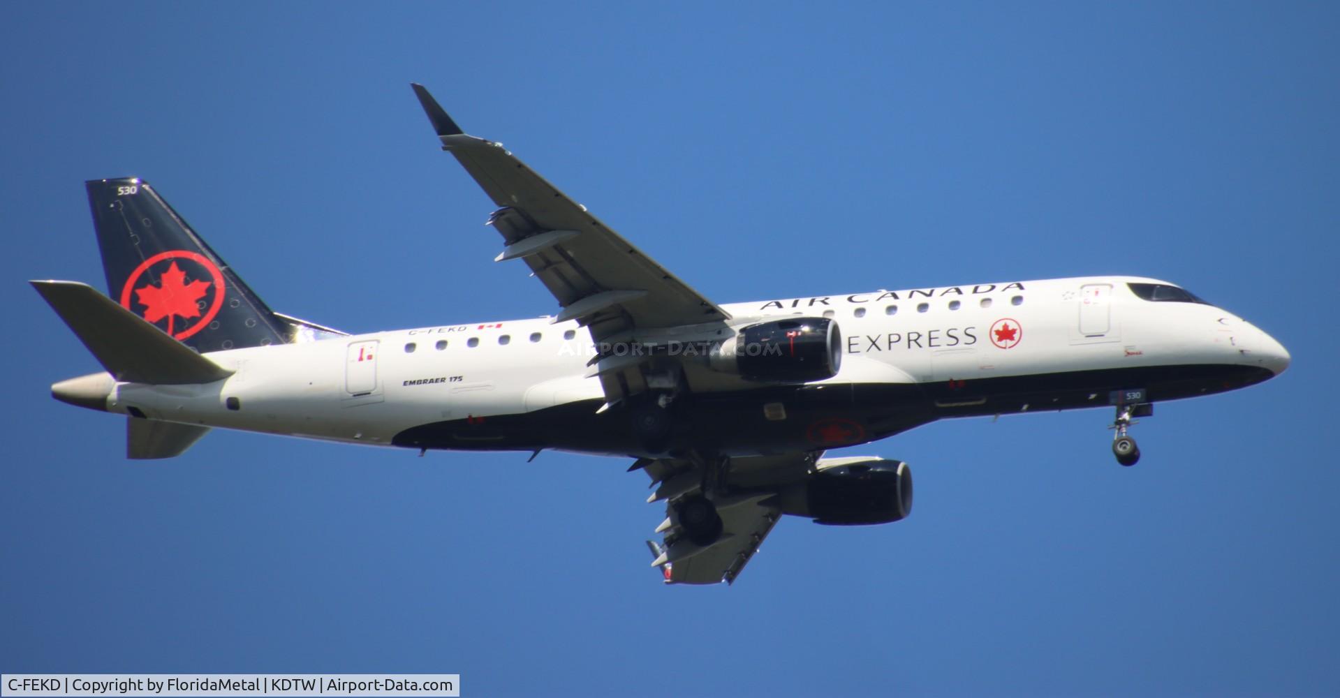 C-FEKD, 2005 Embraer 175SU (ERJ-170-200SU) C/N 17000101, ACA E175 zx yyz-dtw