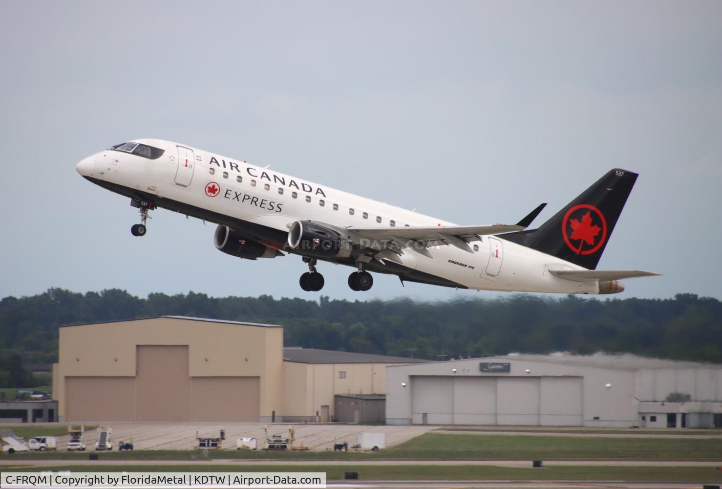 C-FRQM, 2006 Embraer 175LR (ERJ-170-200LR) C/N 17000137, ACA E175 zx  dtw-yyz