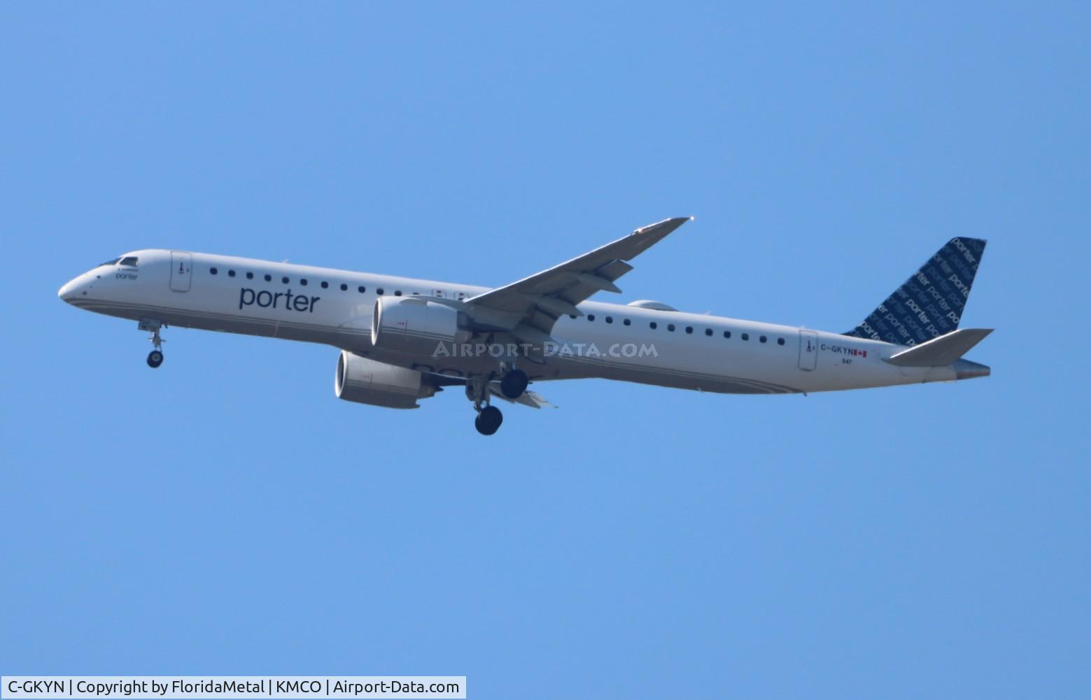 C-GKYN, 2025 Embraer E195-E2 (ERJ 190-400 STD) C/N 19020188, POE E195  E2 zx  yyz-mco