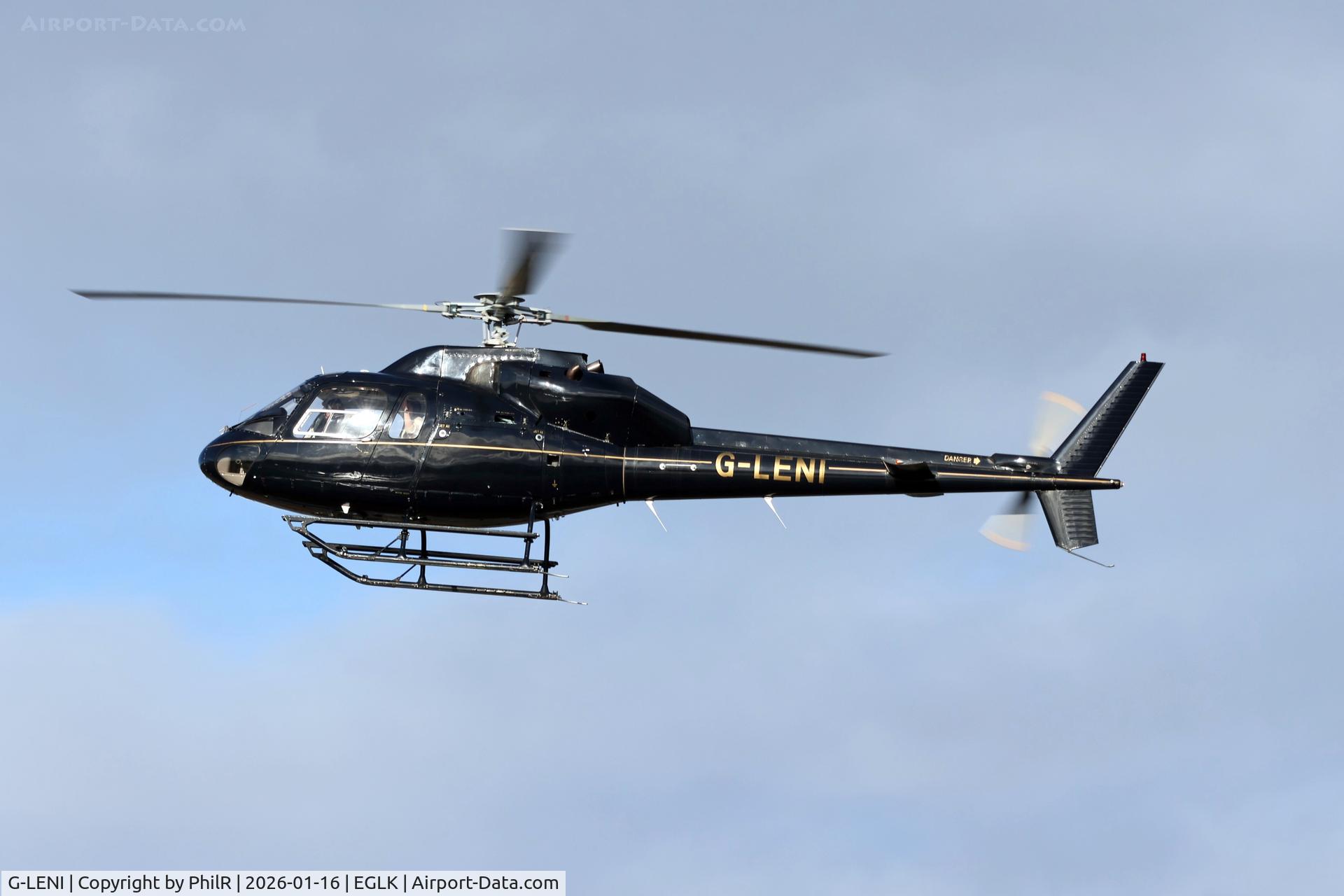 G-OAHL, 1993 Eurocopter AS-355N Ecureuil 2 C/N 5540, G-LENI 1984 Aerospatiale AS355F1 Squirrell ll  Blackbushe 16.01.26