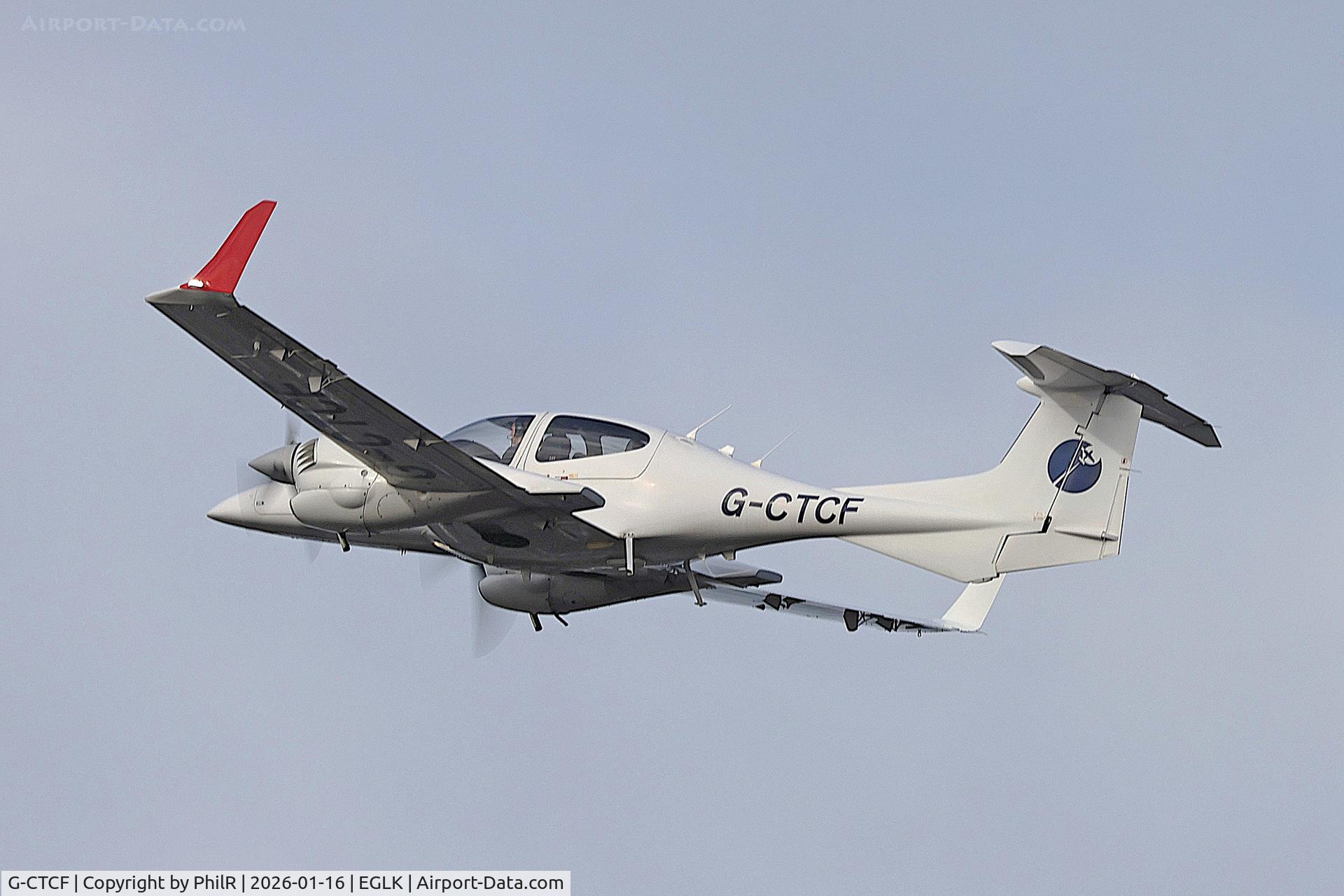 G-CTCF, 2005 Diamond DA-42 Twin Star C/N 42.045, G-CTCF 2005 Diamond Aircraft DA 42 Twin Star  Blackbushe 16.01.26