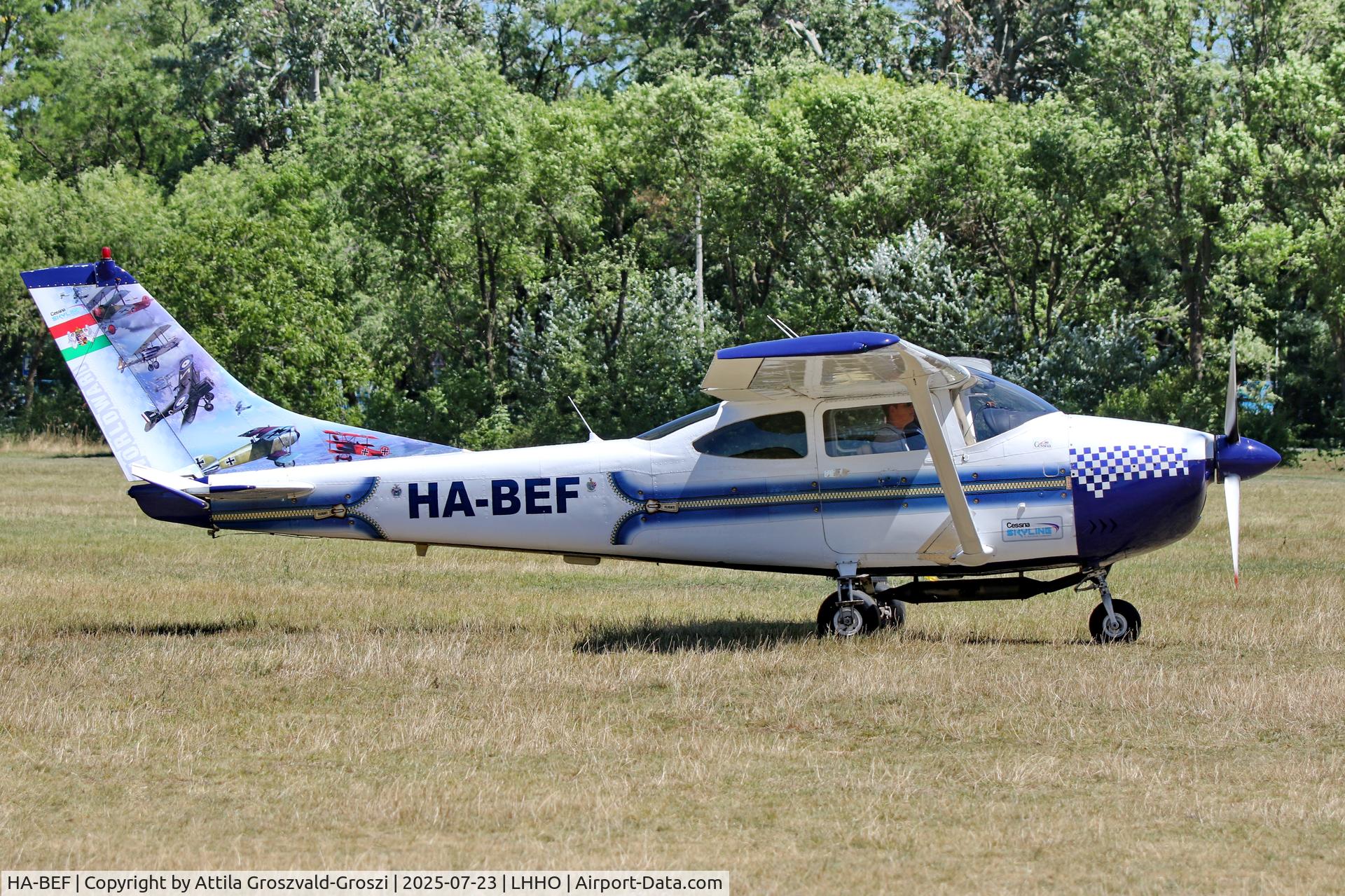 HA-BEF, 1966 Cessna 182J Skylane Skylane C/N 18257363, LHHO - Hajdúszoboszló Airport, Hungary