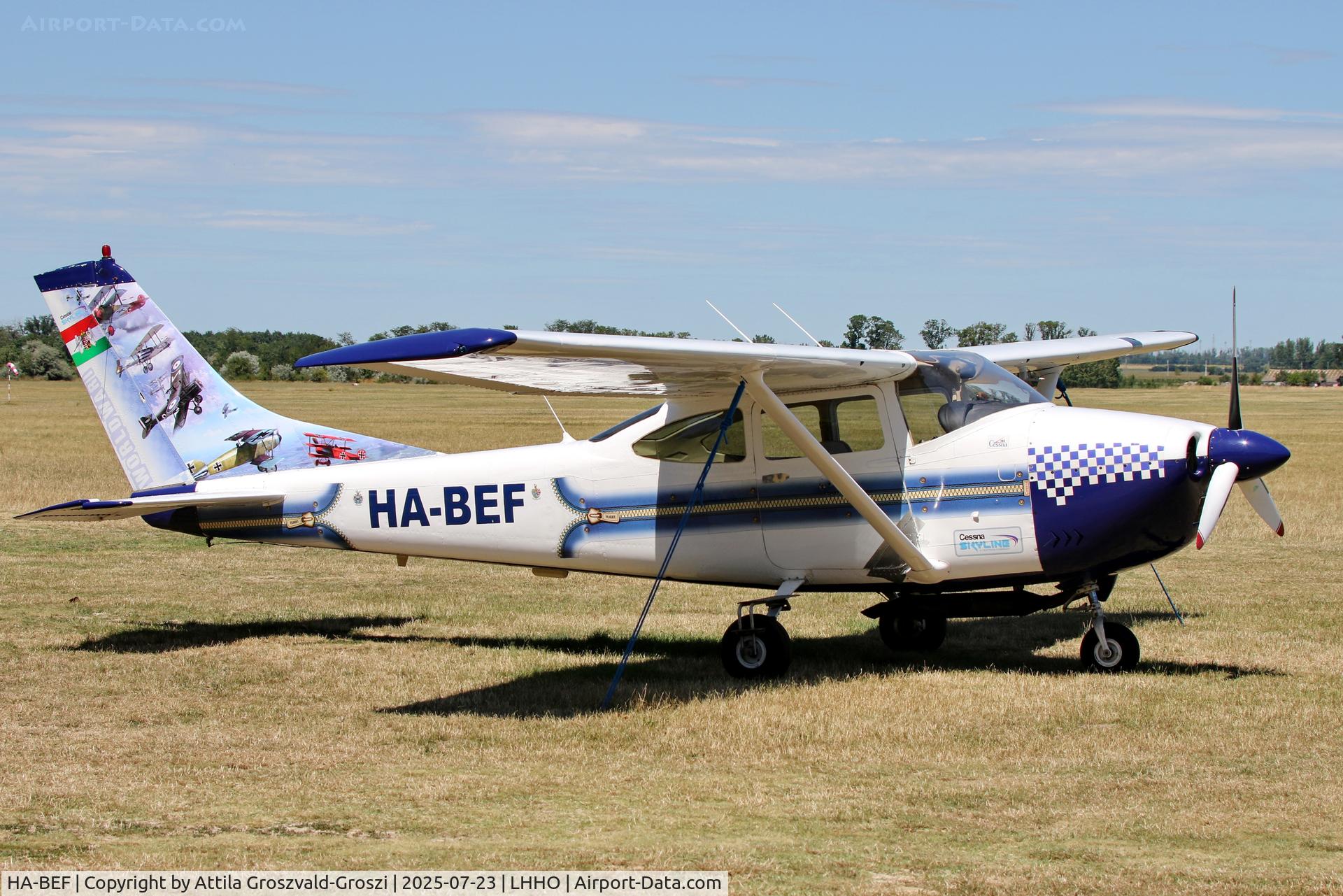 HA-BEF, 1966 Cessna 182J Skylane Skylane C/N 18257363, LHHO - Hajdúszoboszló Airport, Hungary