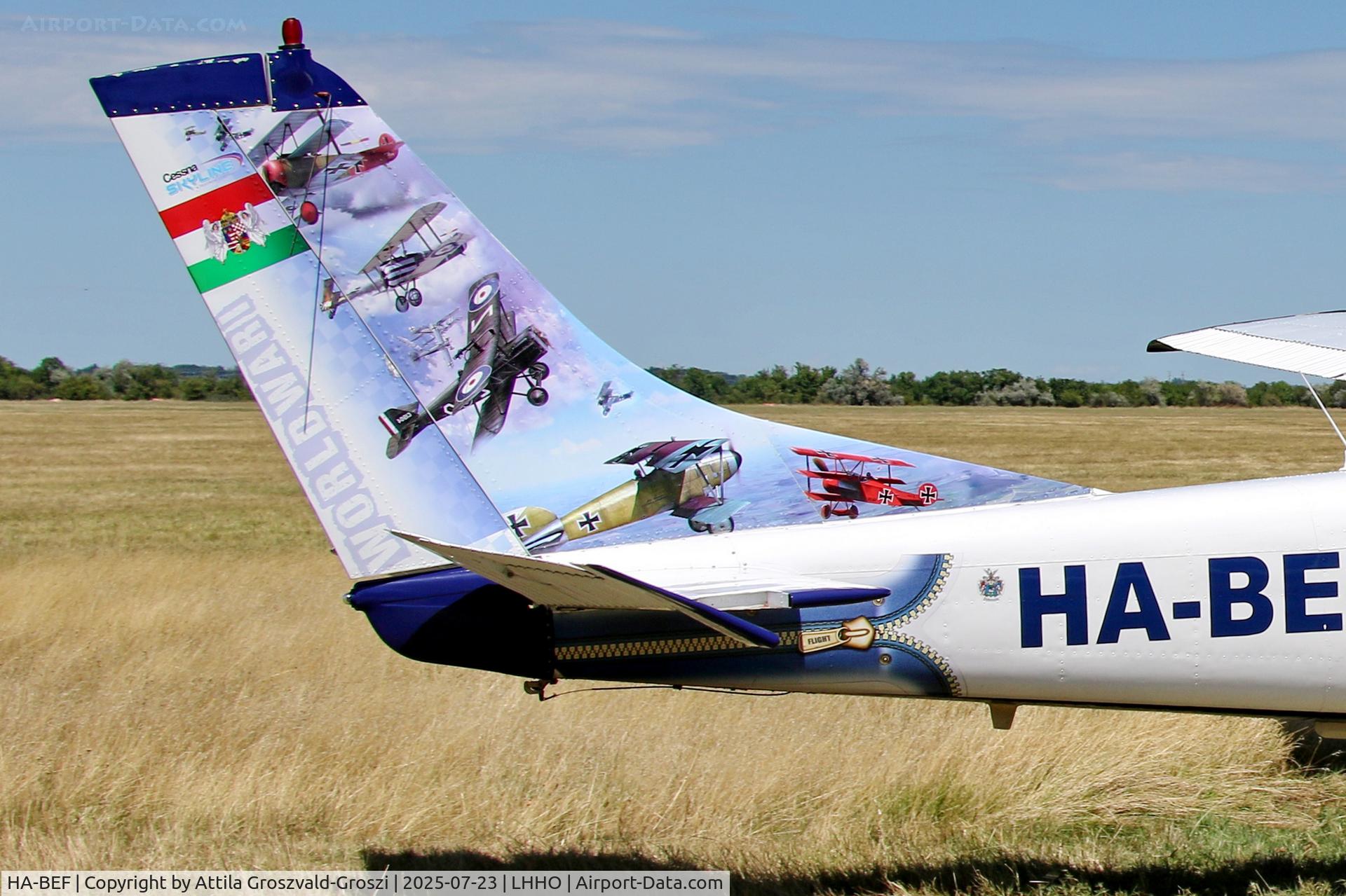 HA-BEF, 1966 Cessna 182J Skylane Skylane C/N 18257363, LHHO - Hajdúszoboszló Airport, Hungary