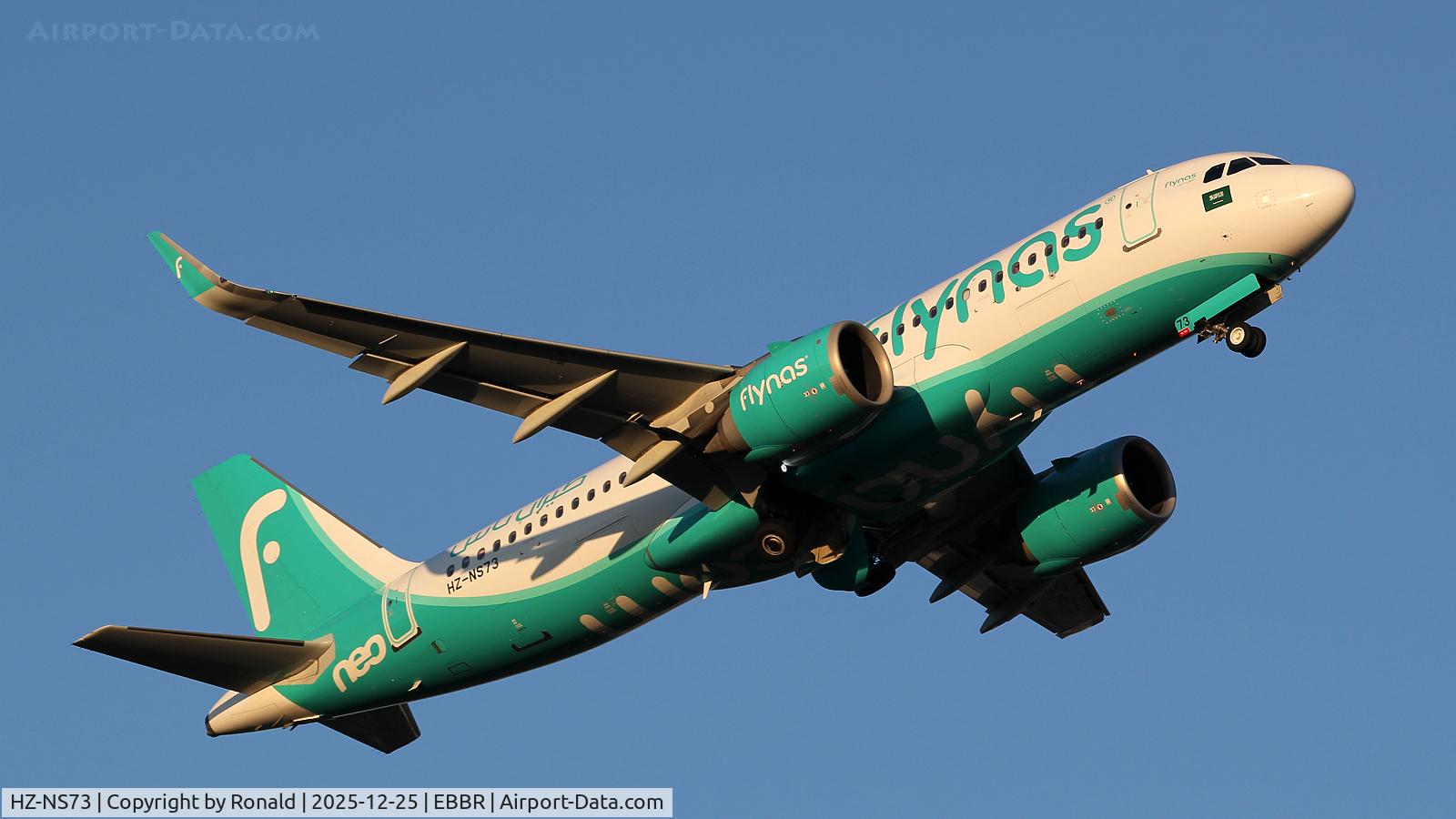 HZ-NS73, 2023 Airbus A320-251N C/N 11746, at ebbr