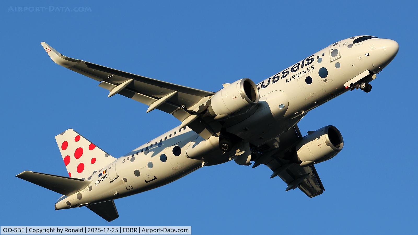 OO-SBE, 2024 Airbus A320-251N C/N 12069, at ebbr