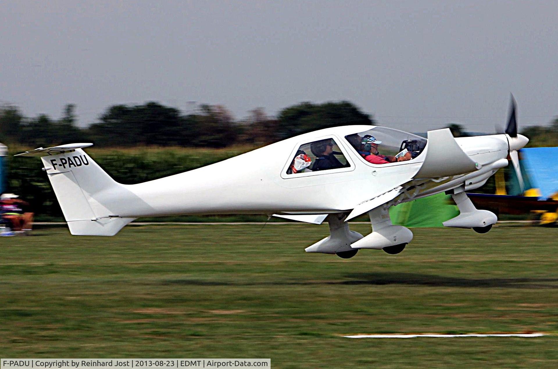 F-PADU, Dyn'Aero MCR-4S 2002 C/N 162, Arriving at Tannkosh 2013
