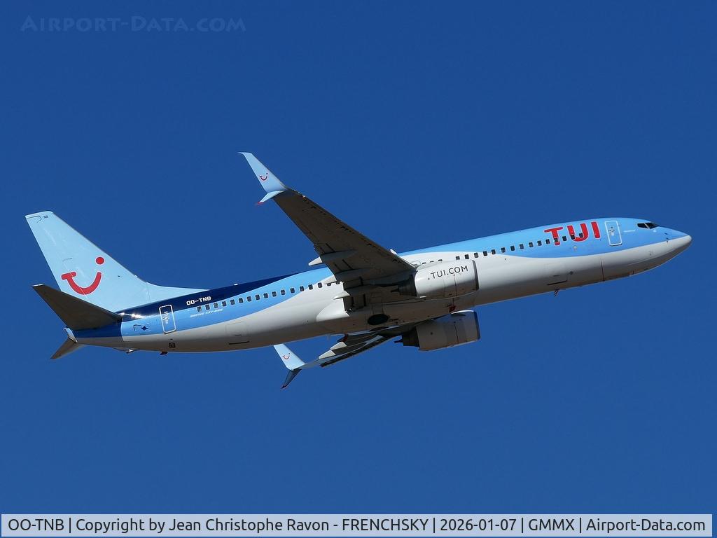 OO-TNB, 2009 Boeing 737-8K5 C/N 35149, TB7601 Marrakech RAK to Bologna BLQ