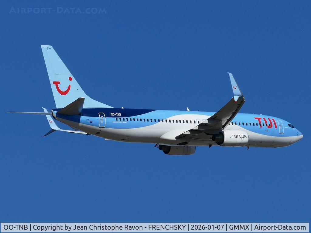 OO-TNB, 2009 Boeing 737-8K5 C/N 35149, TB7601 Marrakech RAK to Bologna BLQ