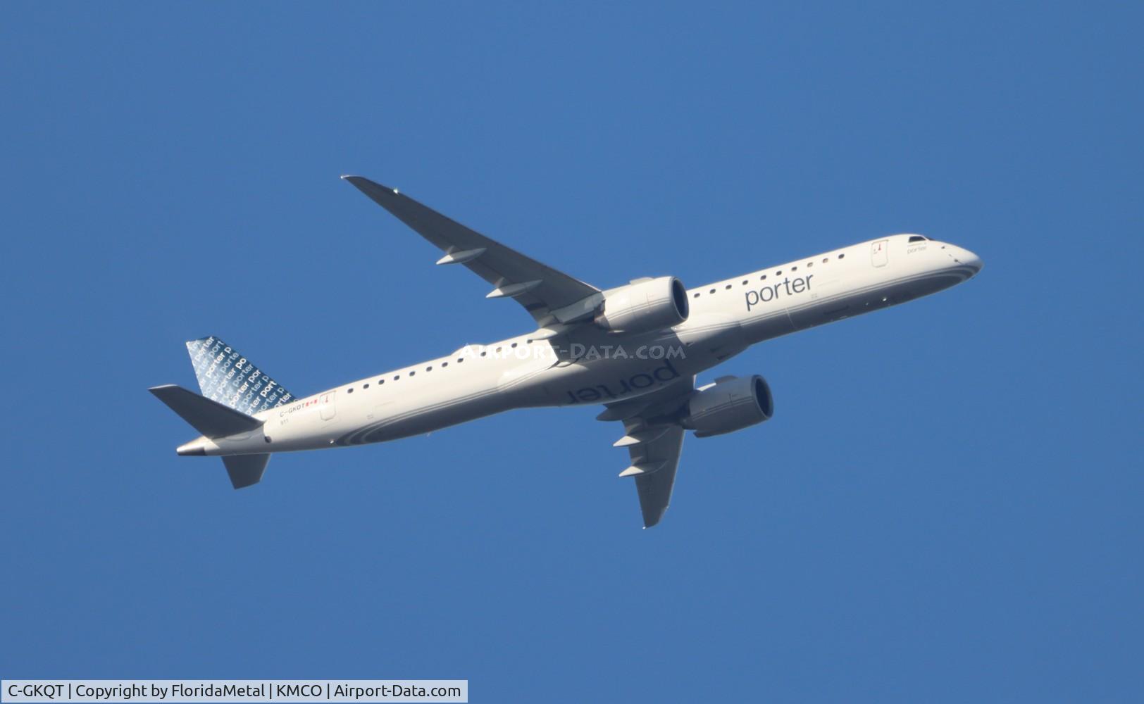 C-GKQT, 2023 Embraer E195-E2 (ERJ 190-400 STD) C/N 19020087, POE E195-E2 zx mco-yyz