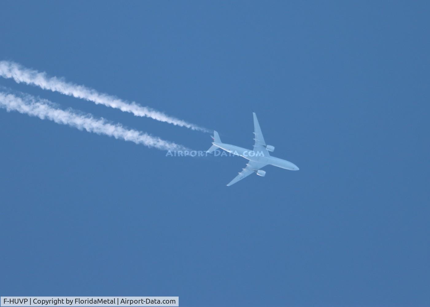 F-HUVP, 2025 Airbus A350-941 C/N 711, AFR  A359 zx kord-cdg, lfpg in flight over Michigan