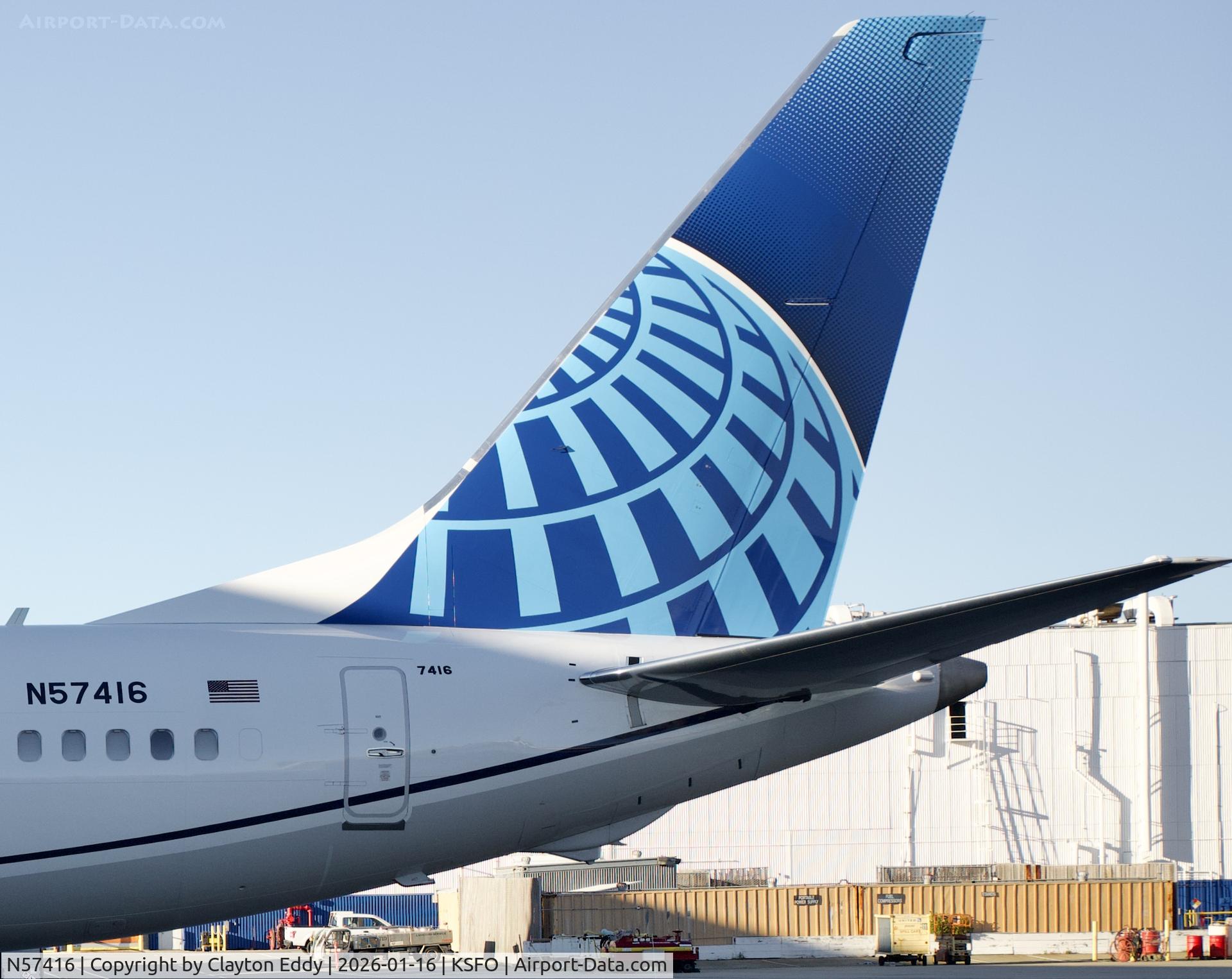 N57416, 2025 Boeing 737 MAX 9 C/N 67651, SFO 2026