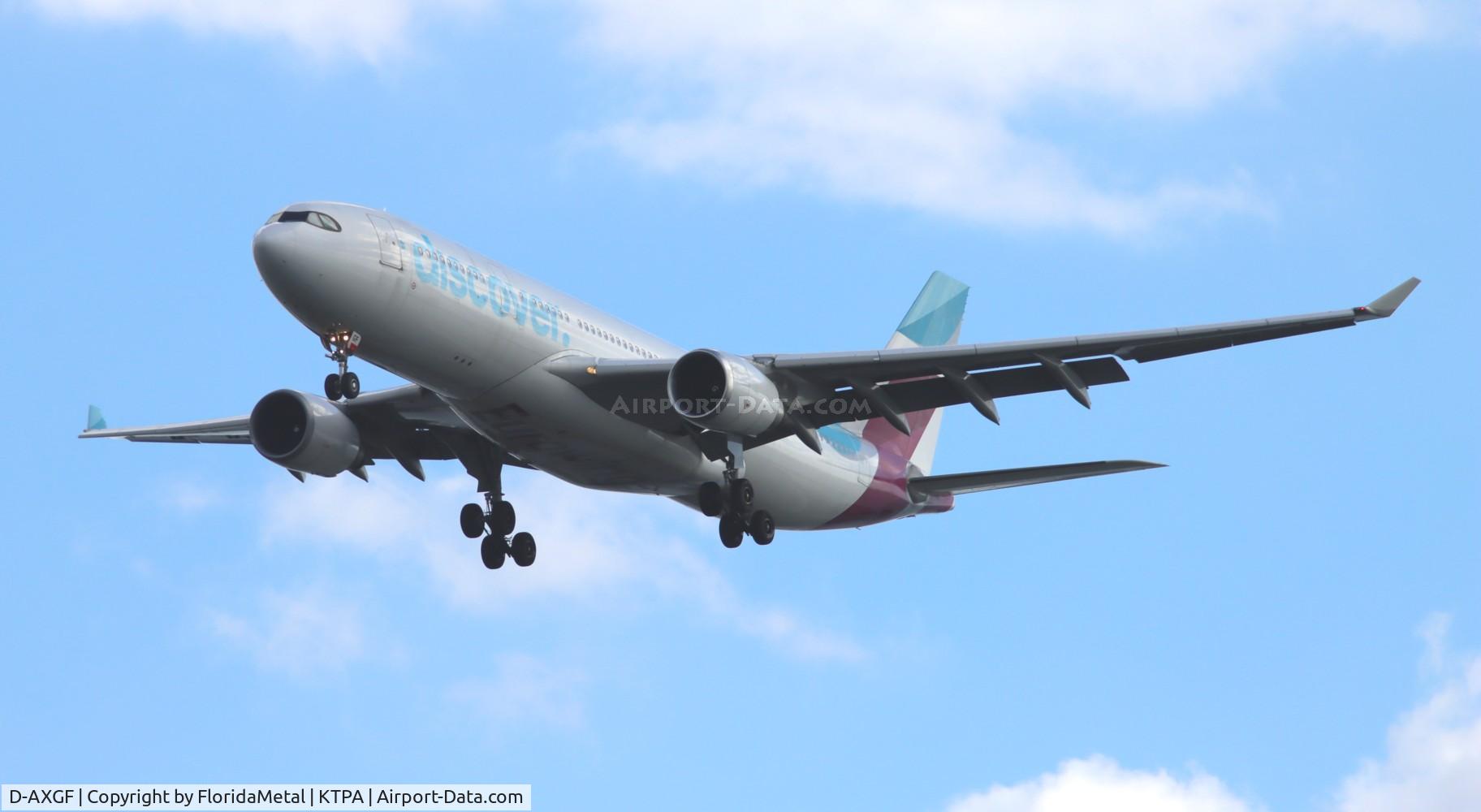 D-AXGF, 2004 Airbus A330-203 C/N 616, OCN A332 zx fra, eddf-tpa