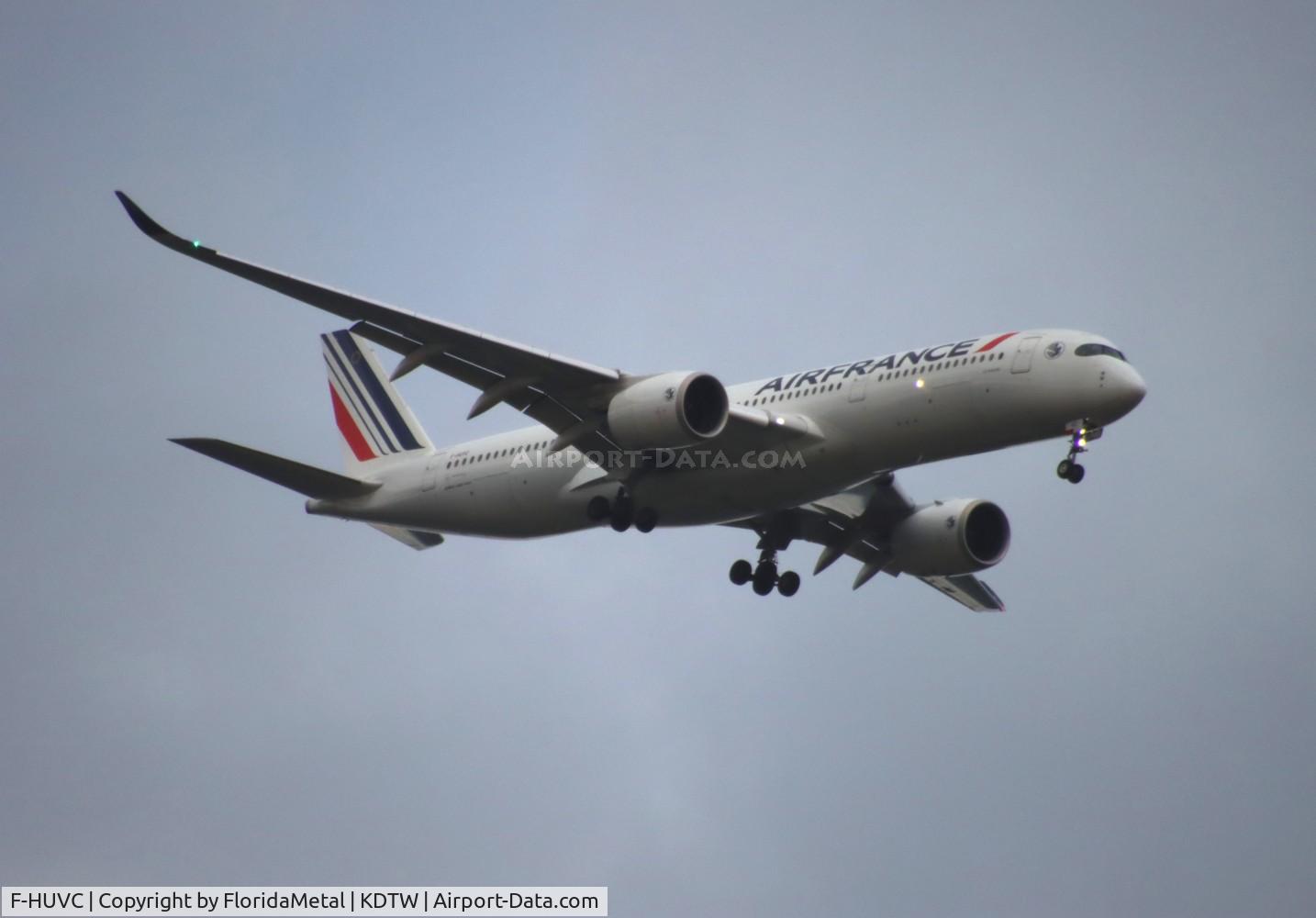 F-HUVC, 2023 Airbus A350-941 C/N 0616, AFR A359 zx cdg-dtw