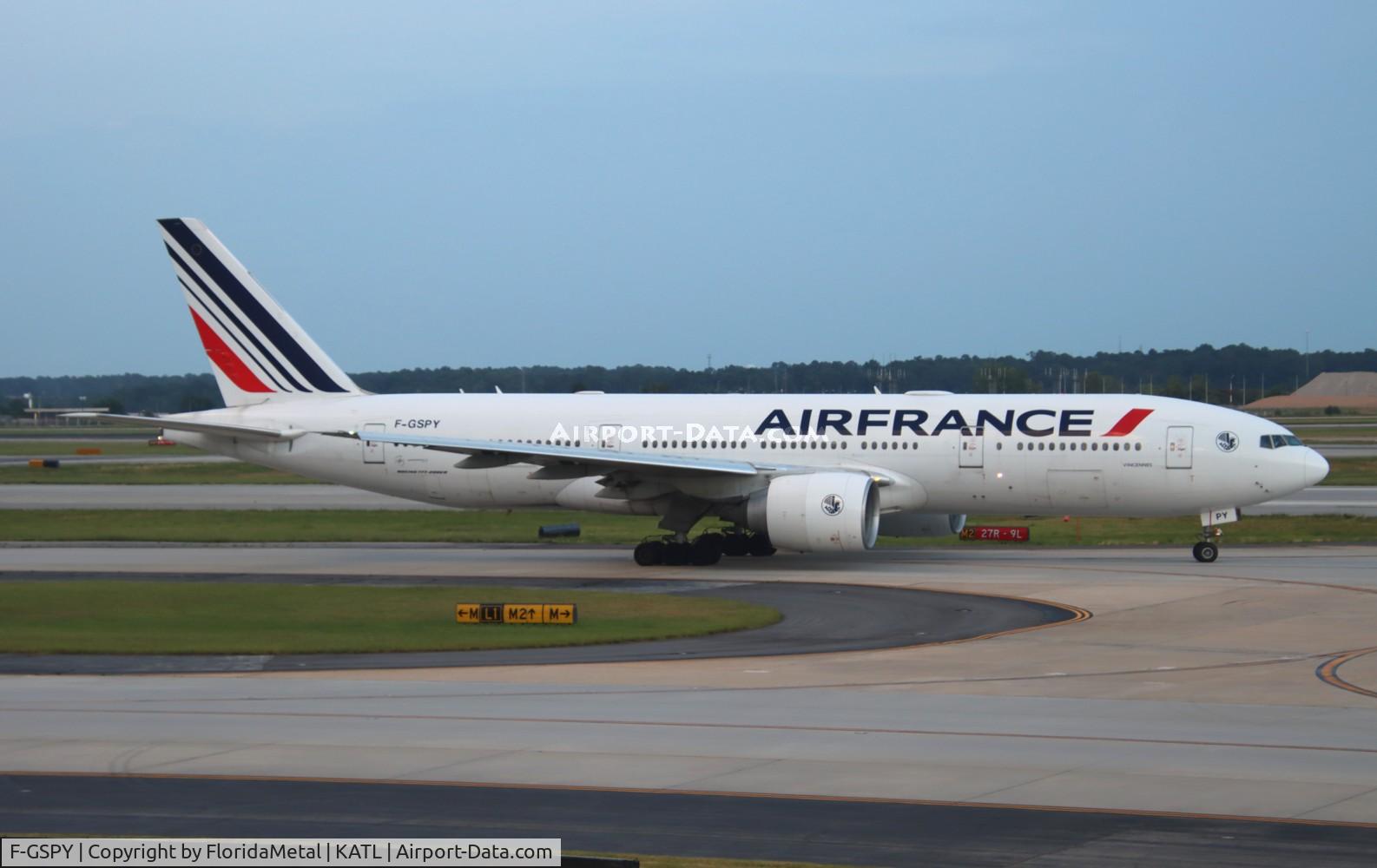 F-GSPY, 2002 Boeing 777-228/ER C/N 32305, AFR 772 zx atl-cdg