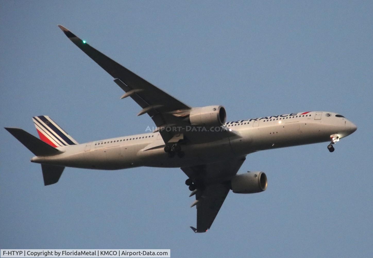 F-HTYP, 2022 Airbus A350-941 C/N 548, AFR A359 zx cdg-mco