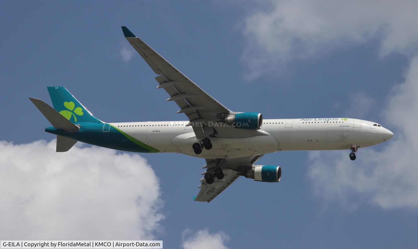 G-EILA, 2010 Airbus A330-302X C/N 1106, EIN UK A333 zx man, egcc-mco