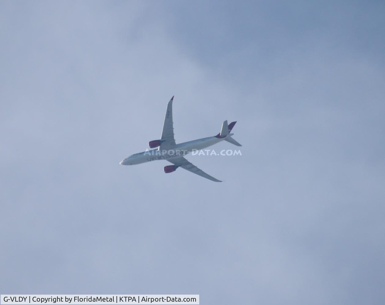 G-VLDY, 2023 Airbus A330-941 C/N 2025, VIR A339 zx lhr-tpa seen over Orlando