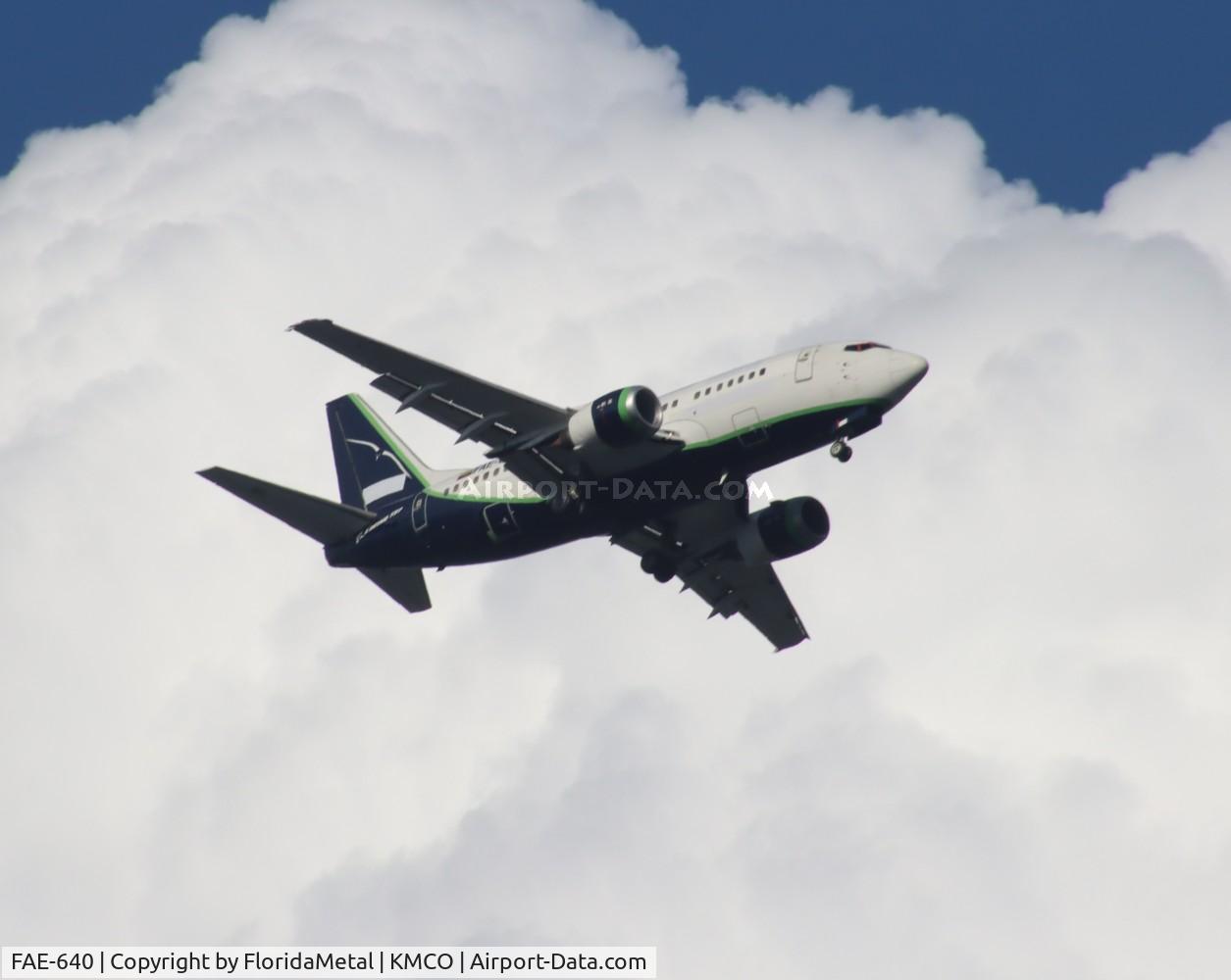 FAE-640, 1997 Boeing 737-5L9 C/N 28995, Ecuadorian Air Force 735 zx on test flight