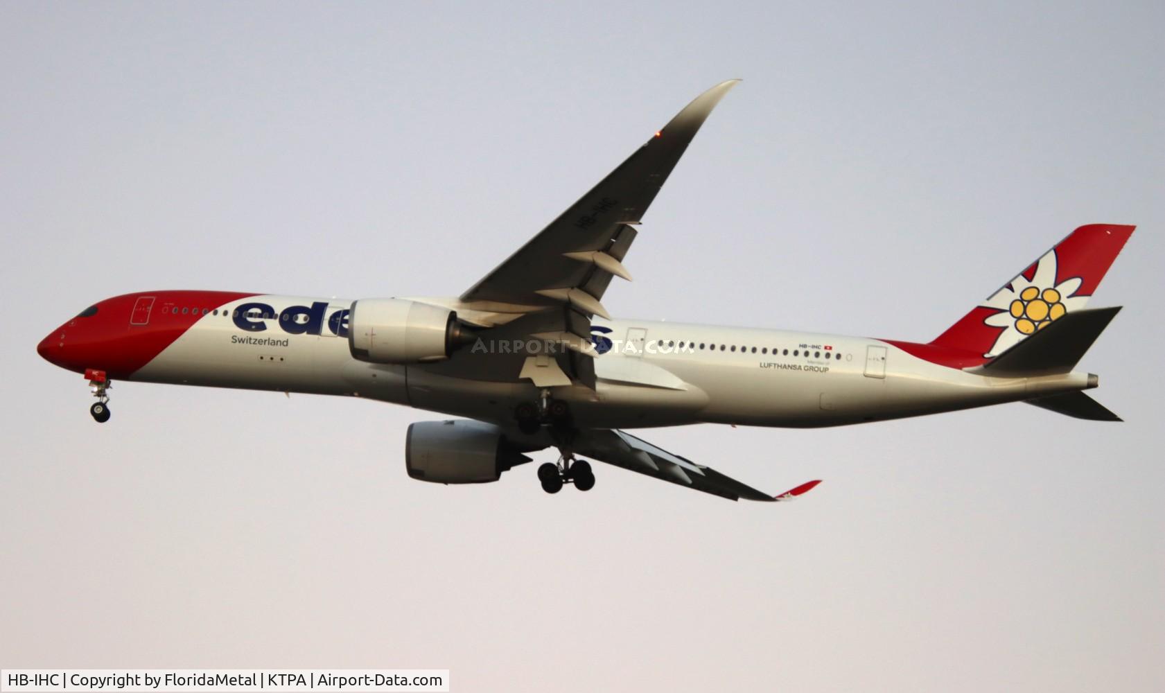HB-IHC, 2016 Airbus A350-941 C/N 079, EDW A359 zx zrh-tpa