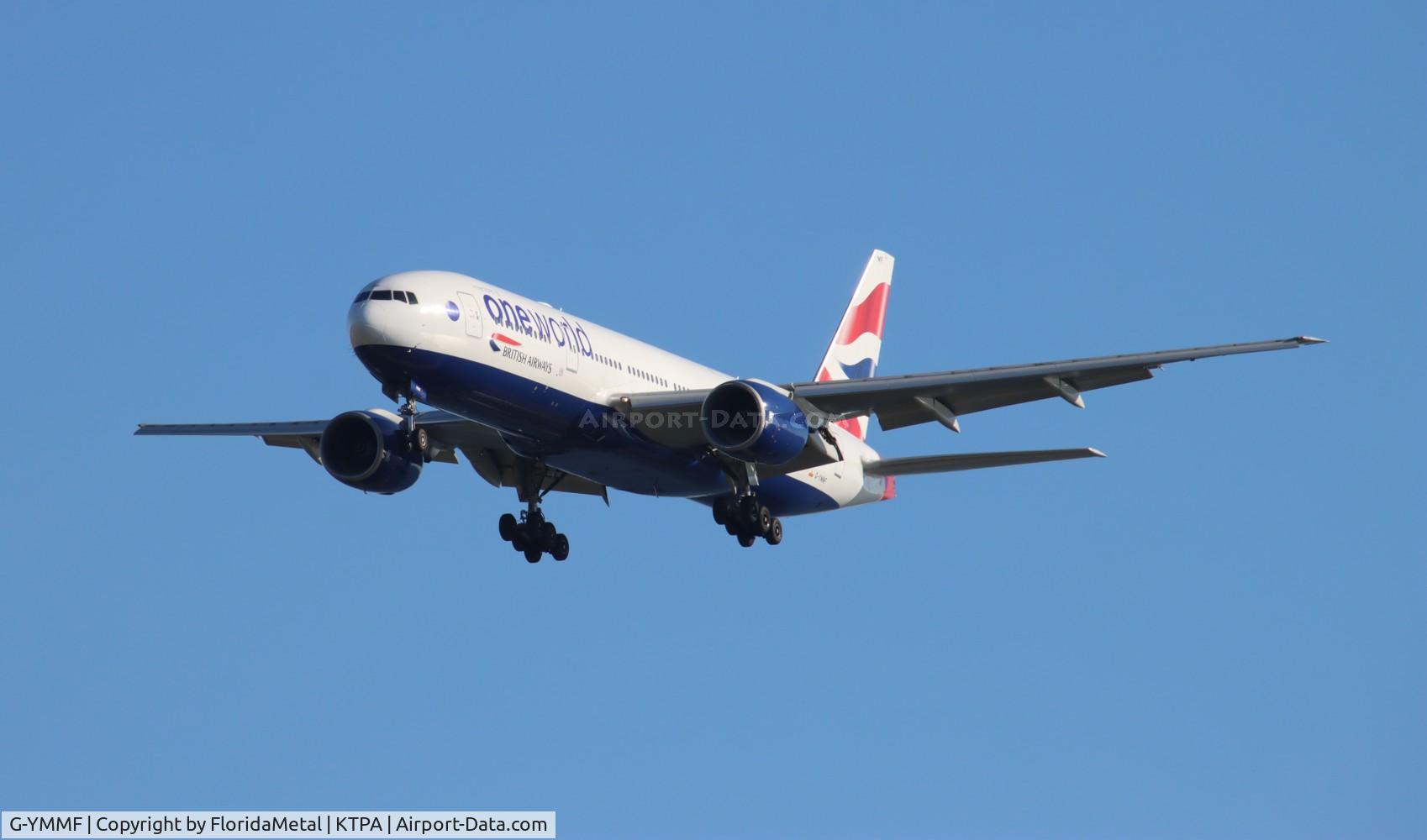 G-YMMF, 2000 Boeing 777-236 C/N 30307, BAW 772 zx lgw-tpa