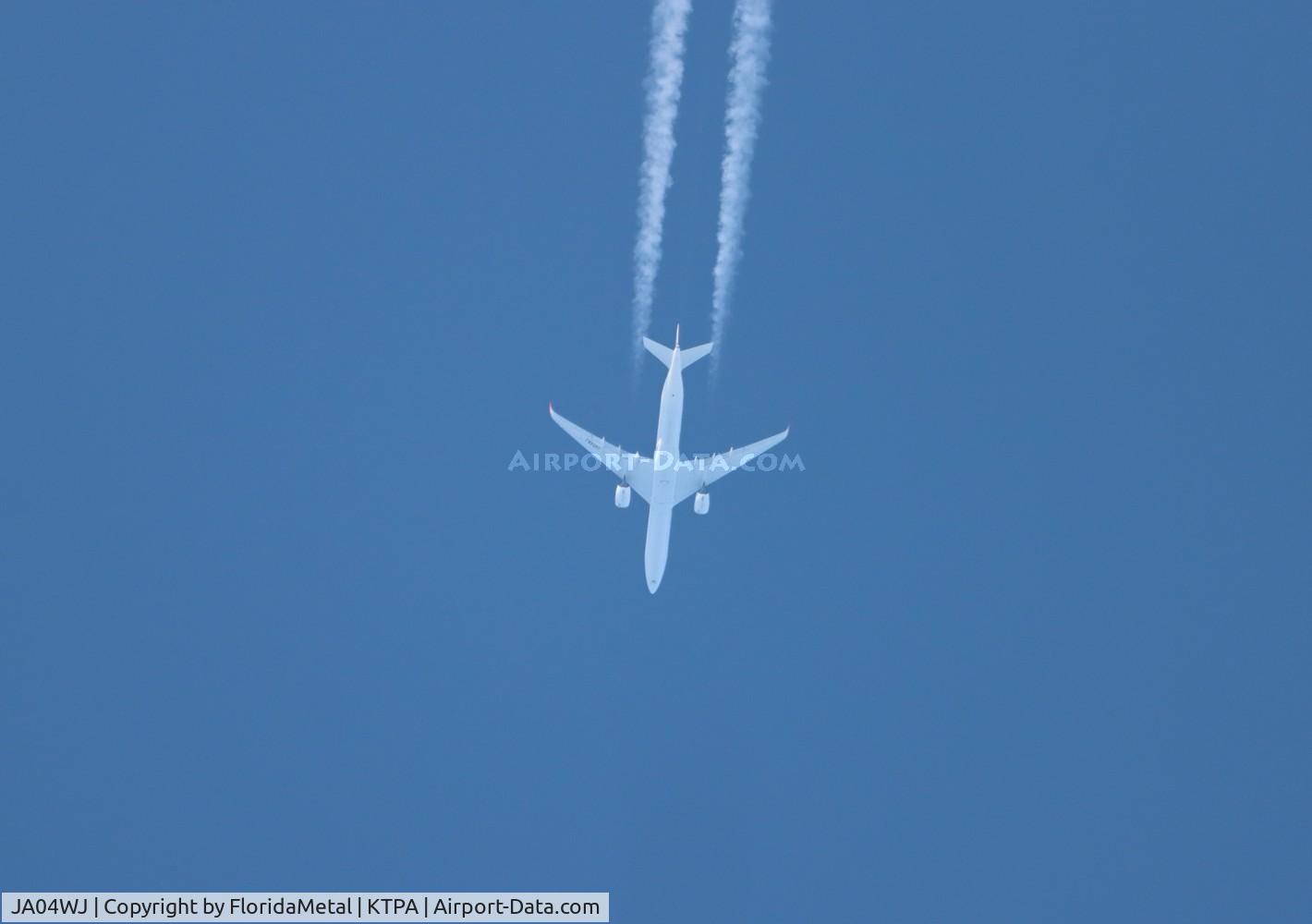 JA04WJ, 2024 Airbus A350-1041 C/N 662, JAL A35X zx hnd, rjtt-kjfk in flight over Michigan 