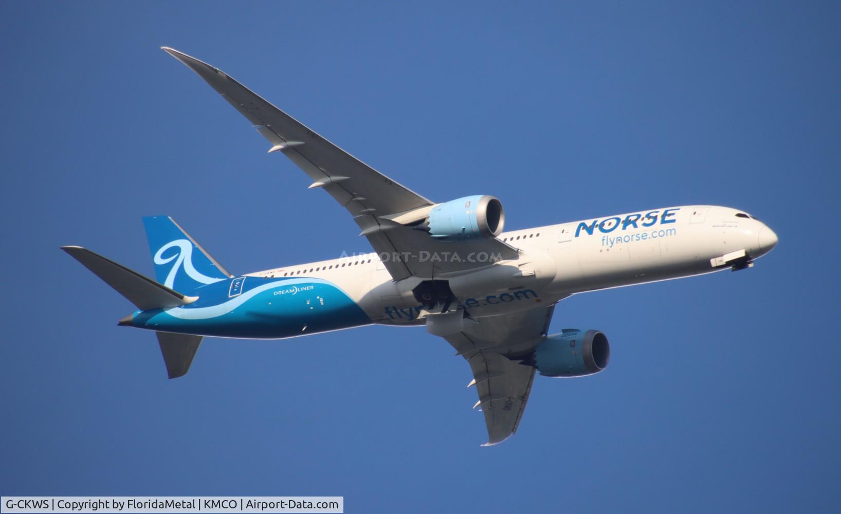 G-CKWS, 2018 Boeing 787-9 Dreamliner C/N 63319, Norse 789 zx lgw-mco