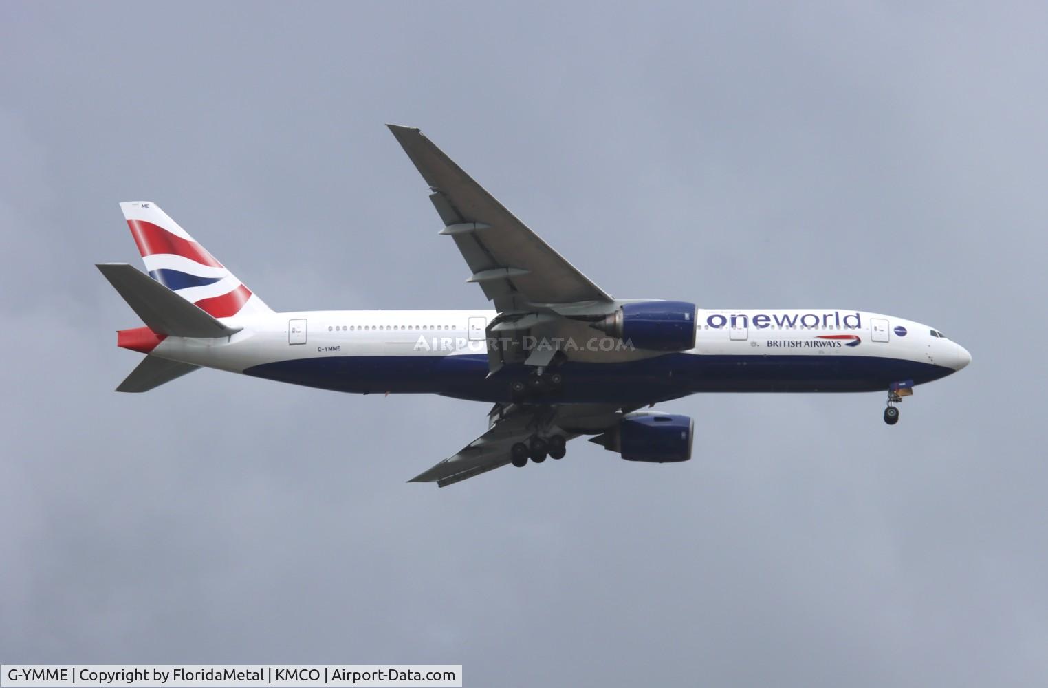 G-YMME, 2000 Boeing 777-236/ER C/N 30306, BAW 772 zx lgw, egkk-mco