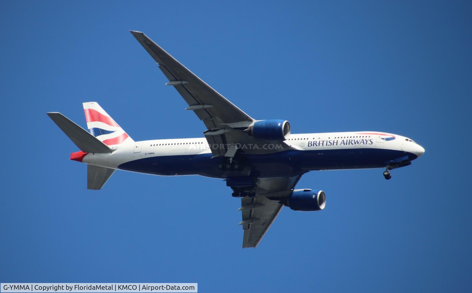 G-YMMA, 1999 Boeing 777-236 C/N 30302, BAW 772 zx lgw, egkk-mco