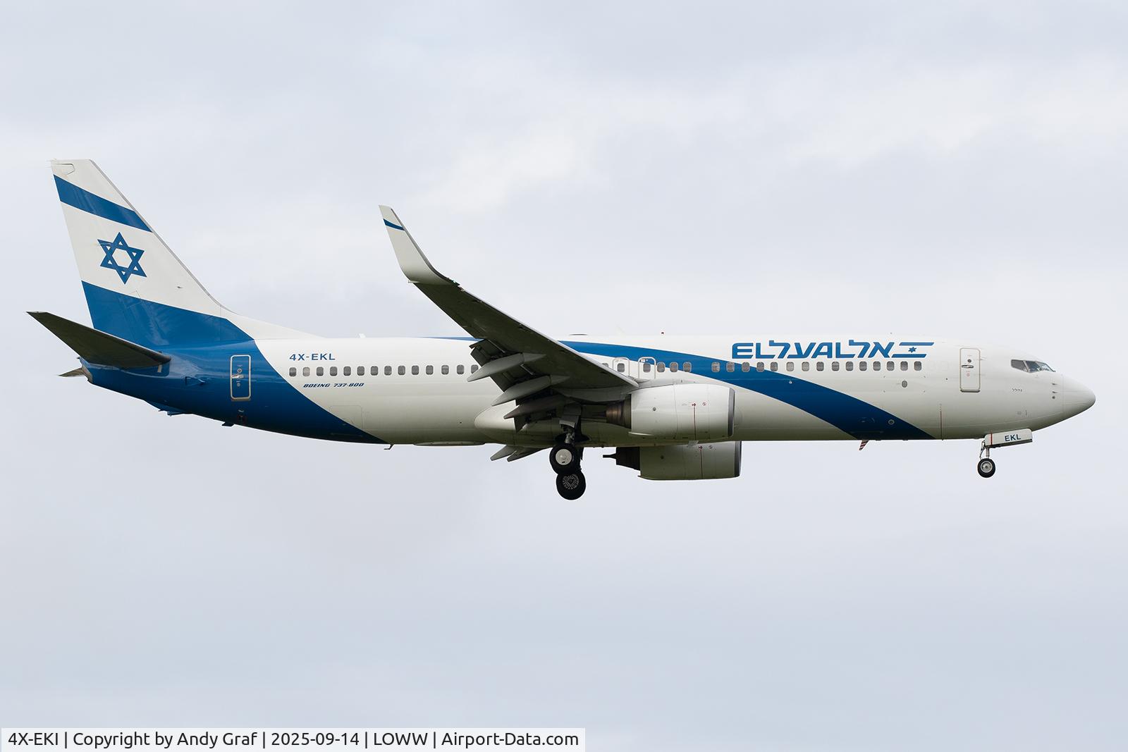 4X-EKI, 1999 Boeing 737-86N C/N 28587, El Al 737-800