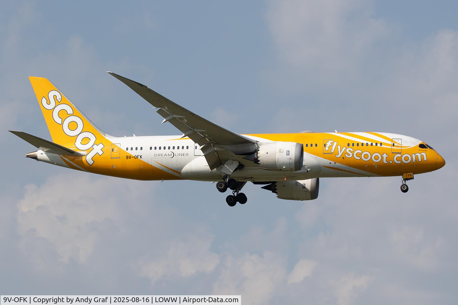 9V-OFK, Boeing 787-8 Dreamliner C/N 37127, Scoot 787-8
