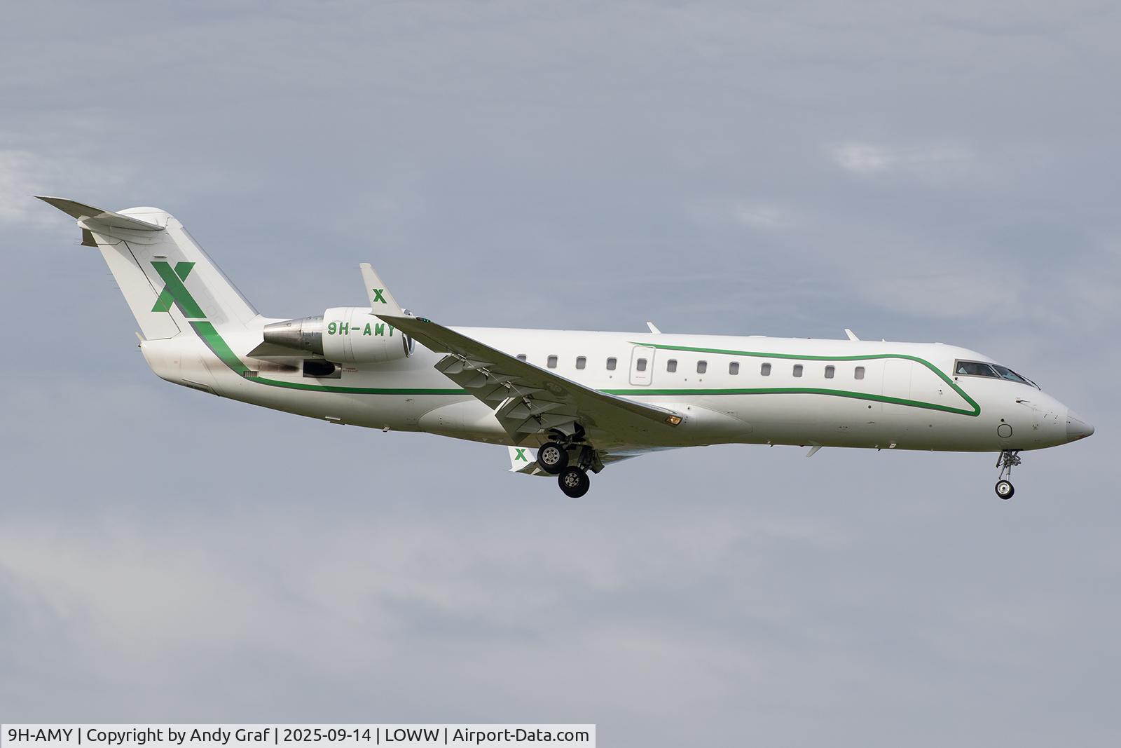 9H-AMY, 2007 Bombardier Challenger 850 (CL-600-2B19) C/N 8043, Air X CRJ