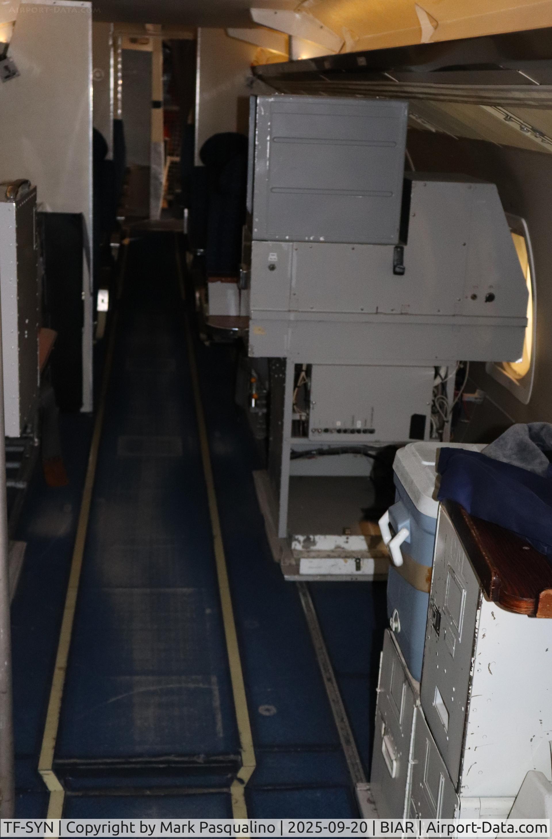 TF-SYN, 1976 Fokker F-27-200 Friendship C/N 10545, Main cabin of Iceland Coast Guard F-27-200