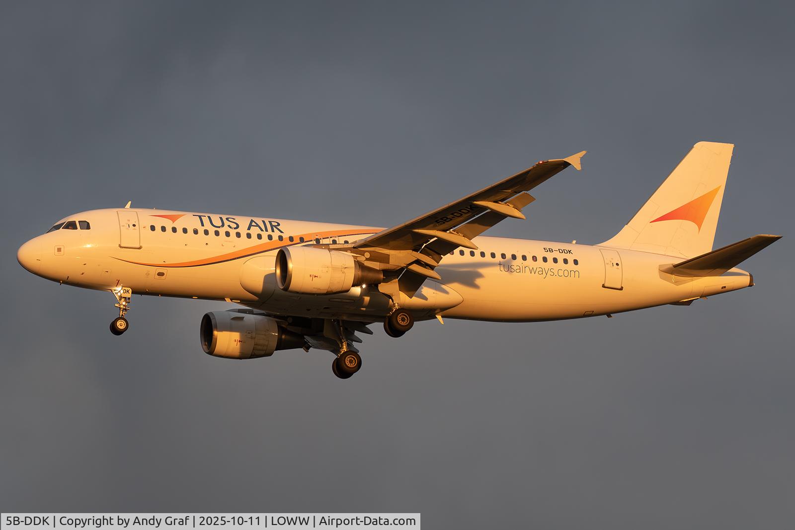 5B-DDK, 2004 Airbus A320-211 C/N 2291, TUS Air A320