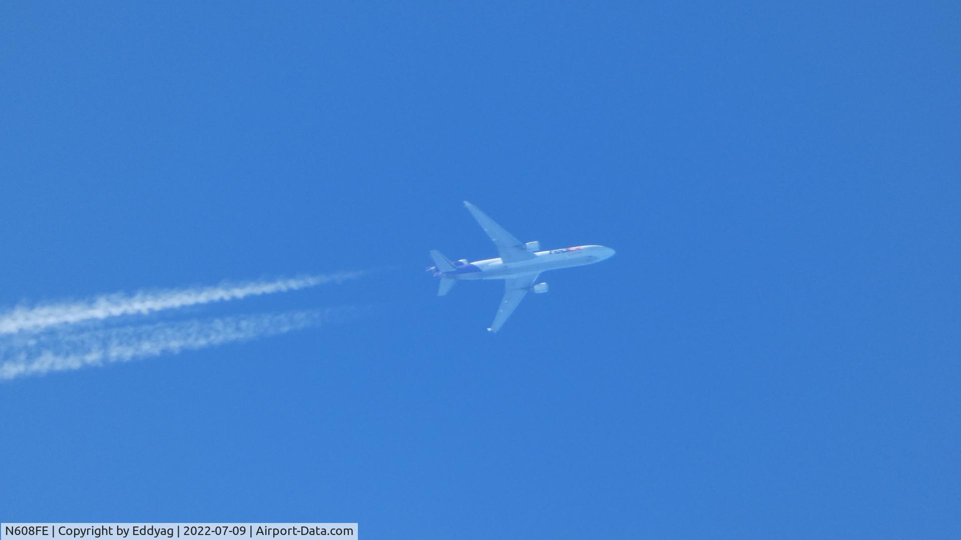 N608FE, 1992 McDonnell Douglas MD-11F C/N 48548, FedEx Express