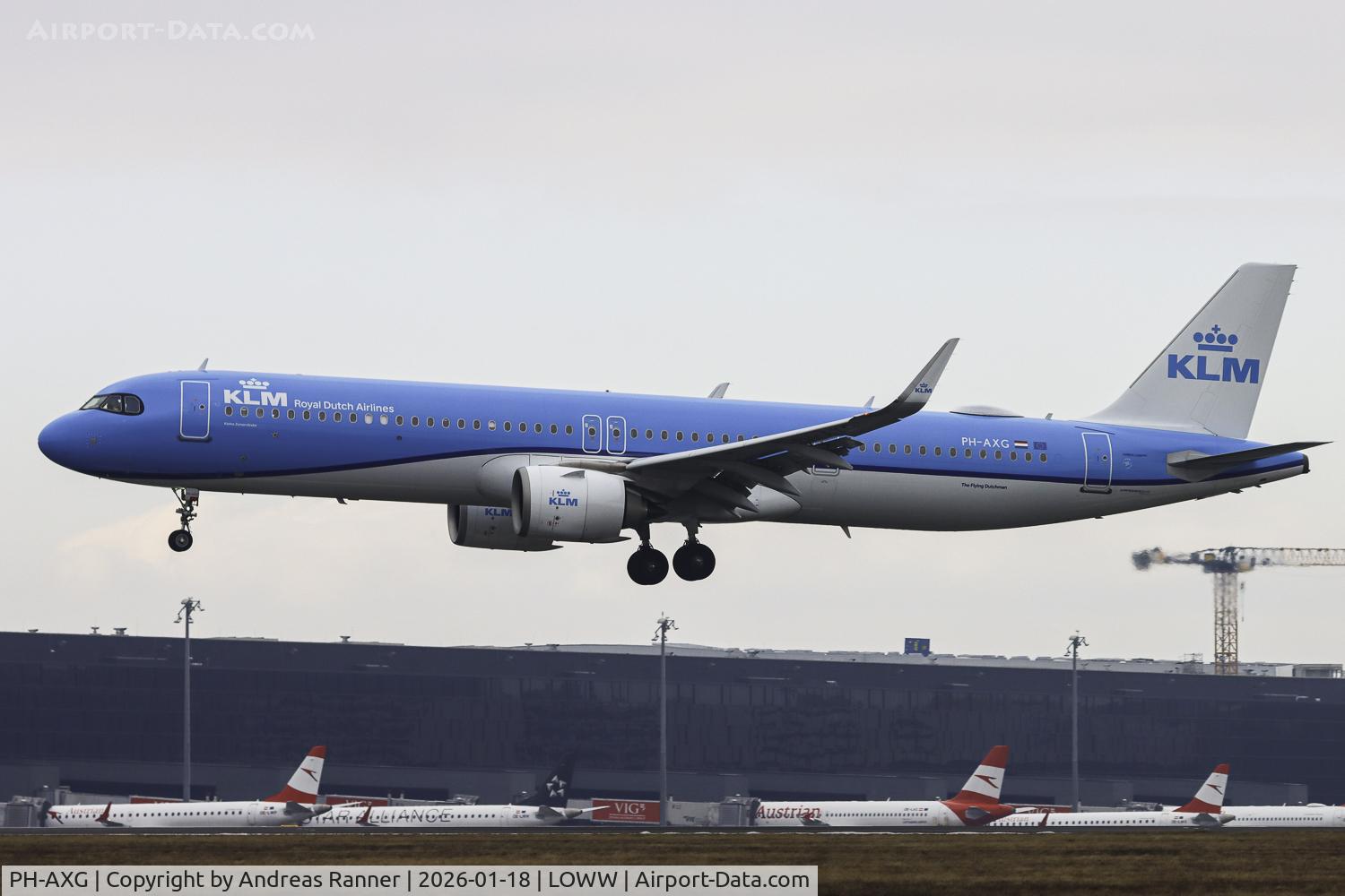 PH-AXG, 2025 Airbus A321-252NX C/N 12445, KLM Airbus A321