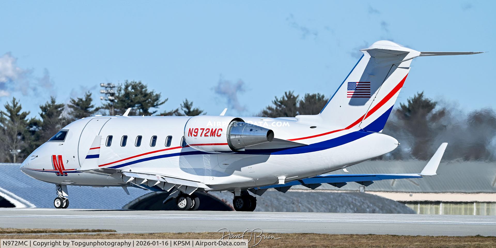 N972MC, 2012 Bombardier Challenger 605 (CL-600-2B16) C/N 5908, MIDDLESEX AVIATION LLC