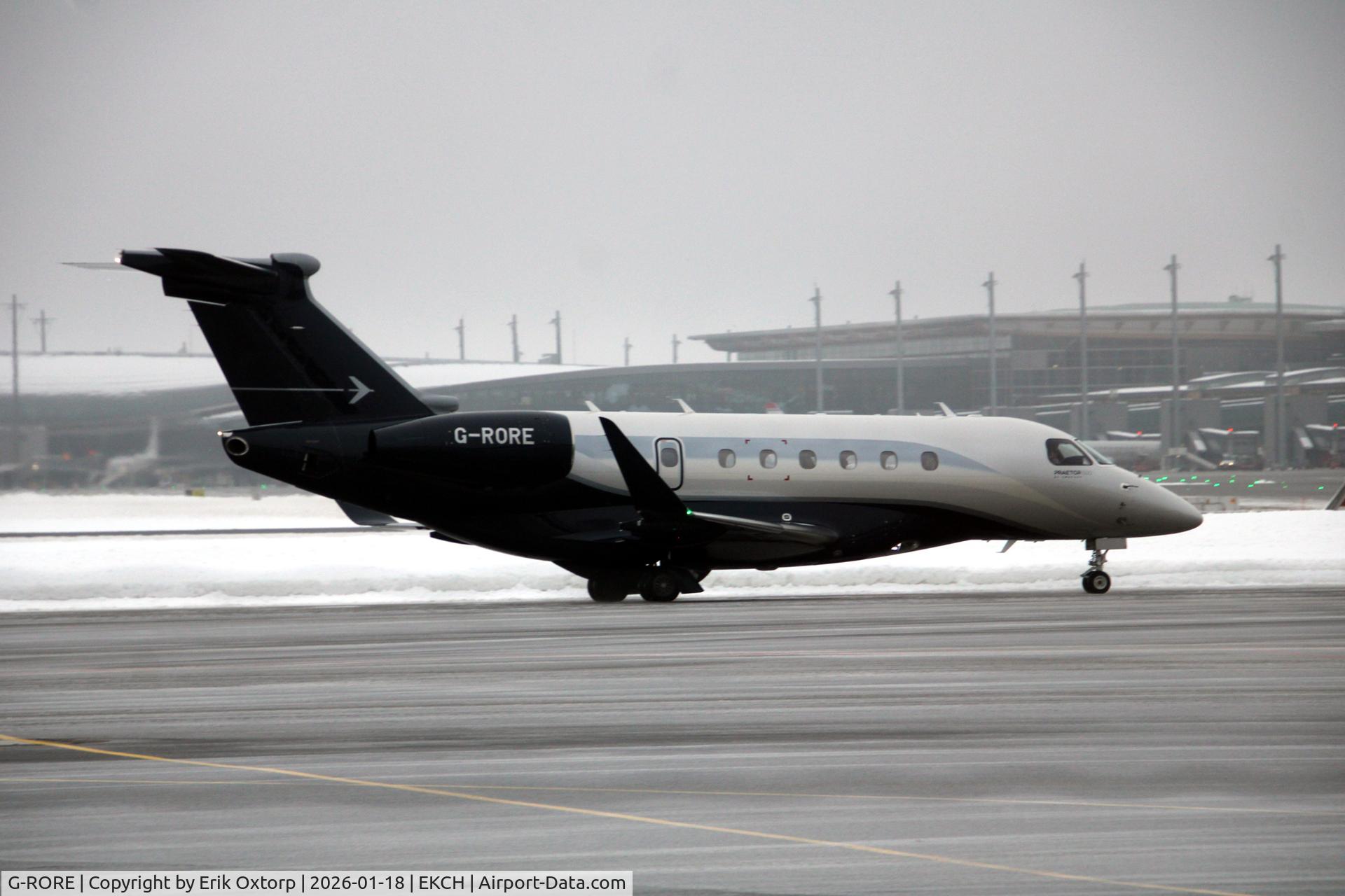 G-RORE, 2023 Embraer EMB-550 Praetor 600 C/N 550-20179, G-RORE in OSL