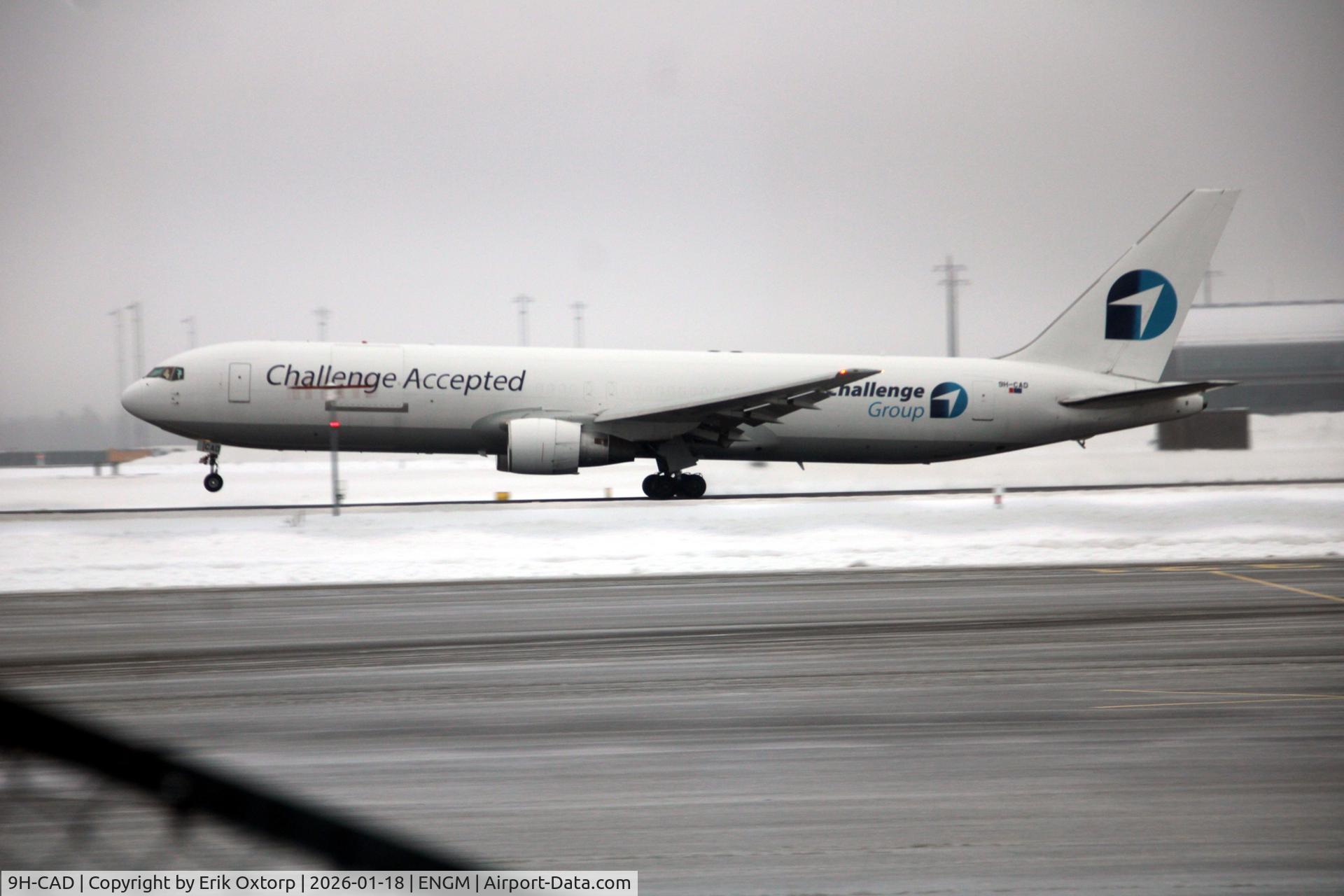 9H-CAD, 1999 Boeing 767-3Q8(ER) C/N 30301, 9H-CAD in OSL