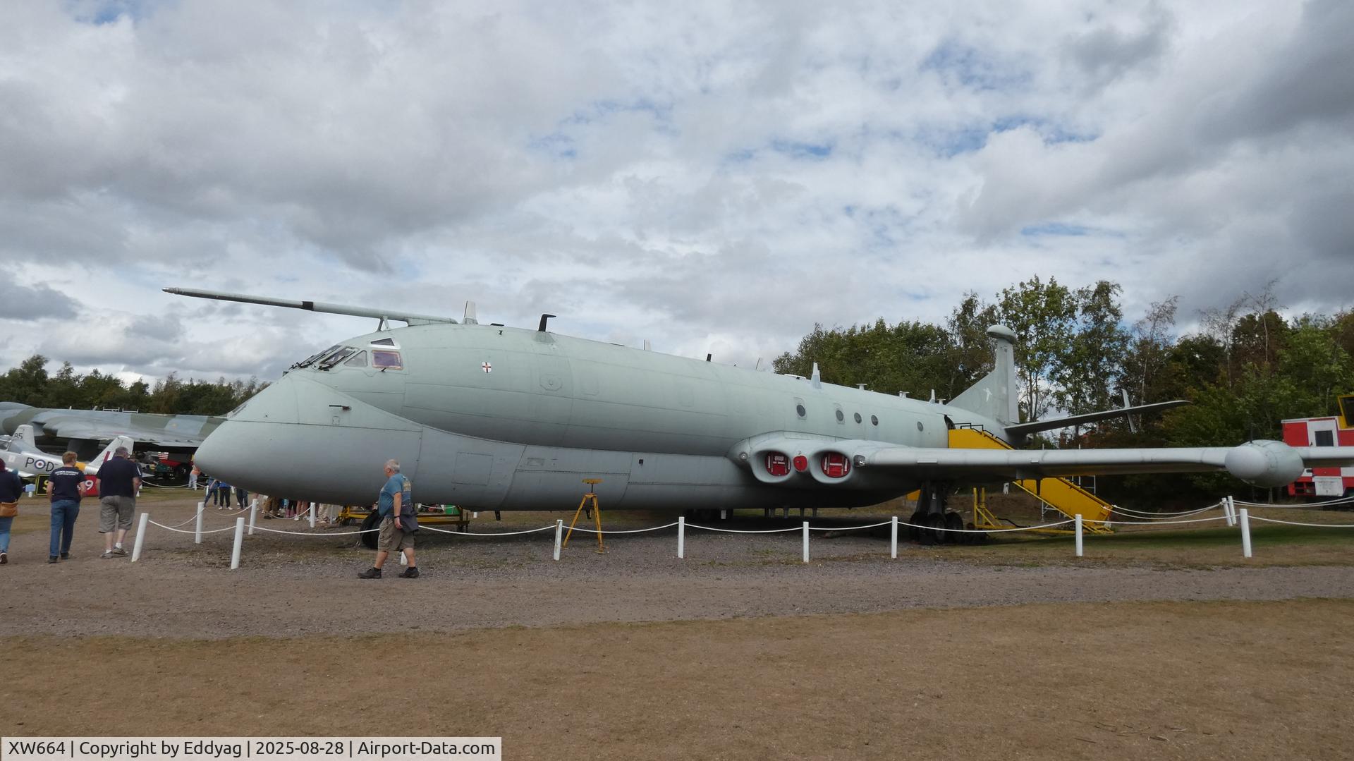 XW664, 1971 Hawker Siddeley Nimrod R.1 C/N 8039, East Midlands Aeropark